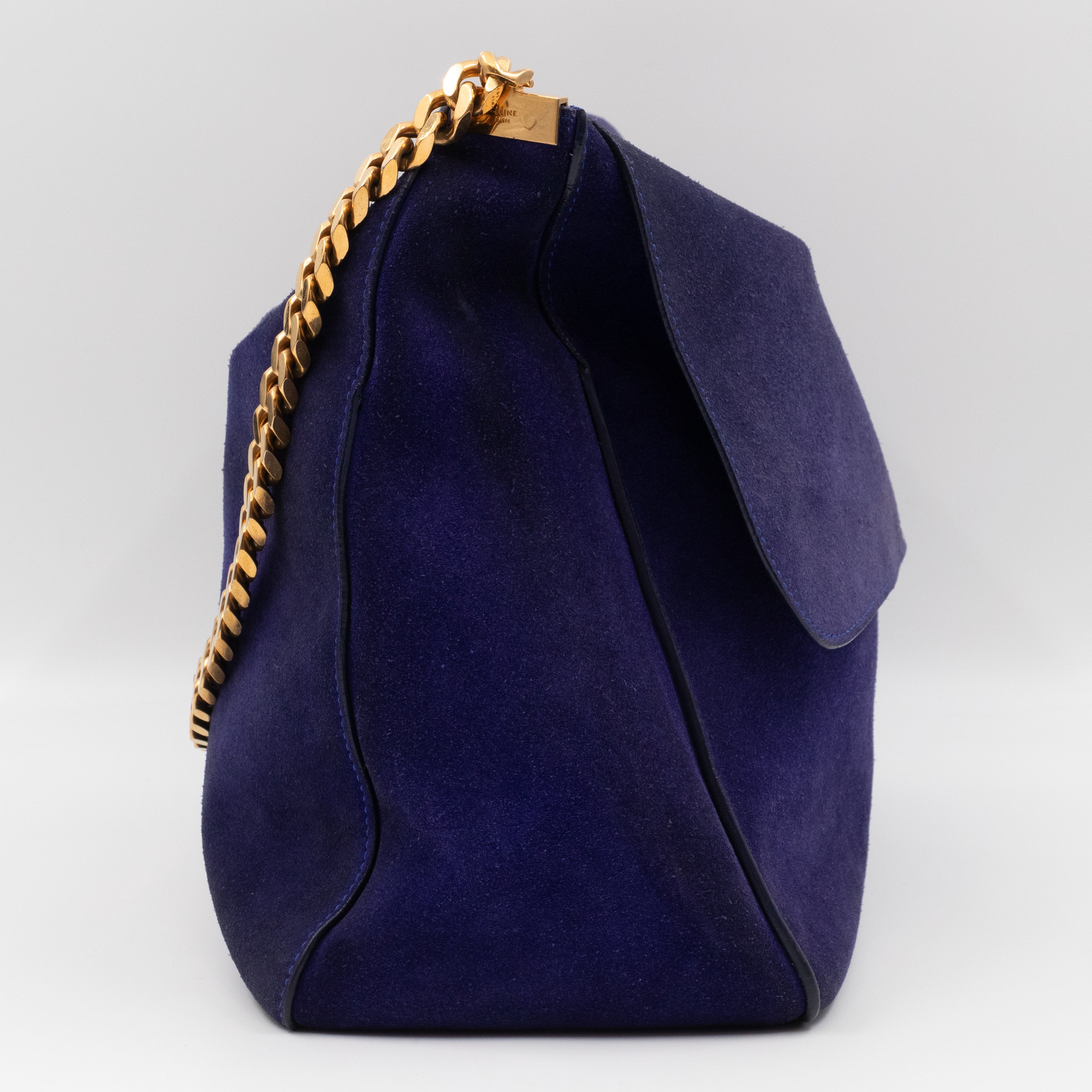 Gourmette Medium Purple Blue Suede