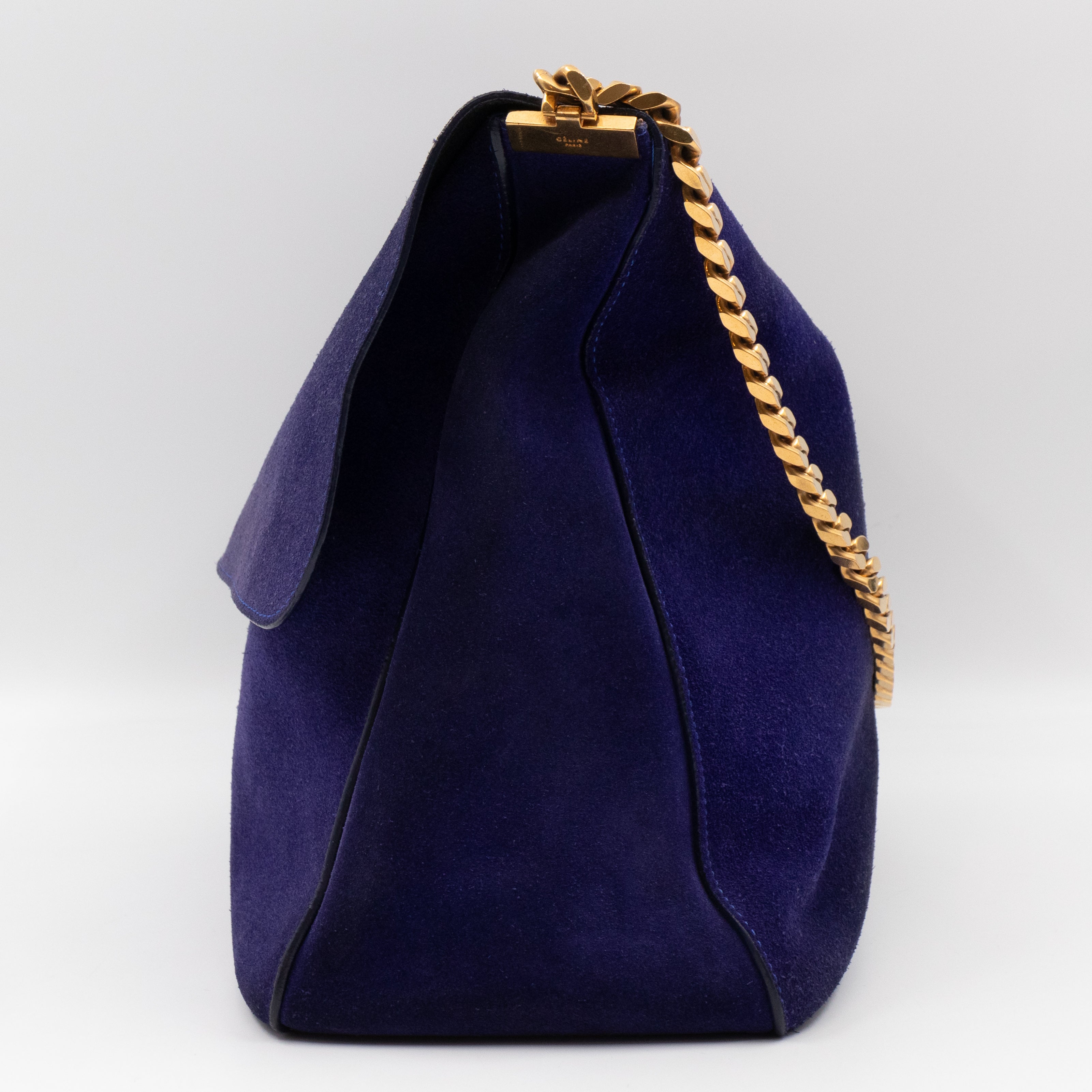 Gourmette Medium Purple Blue Suede