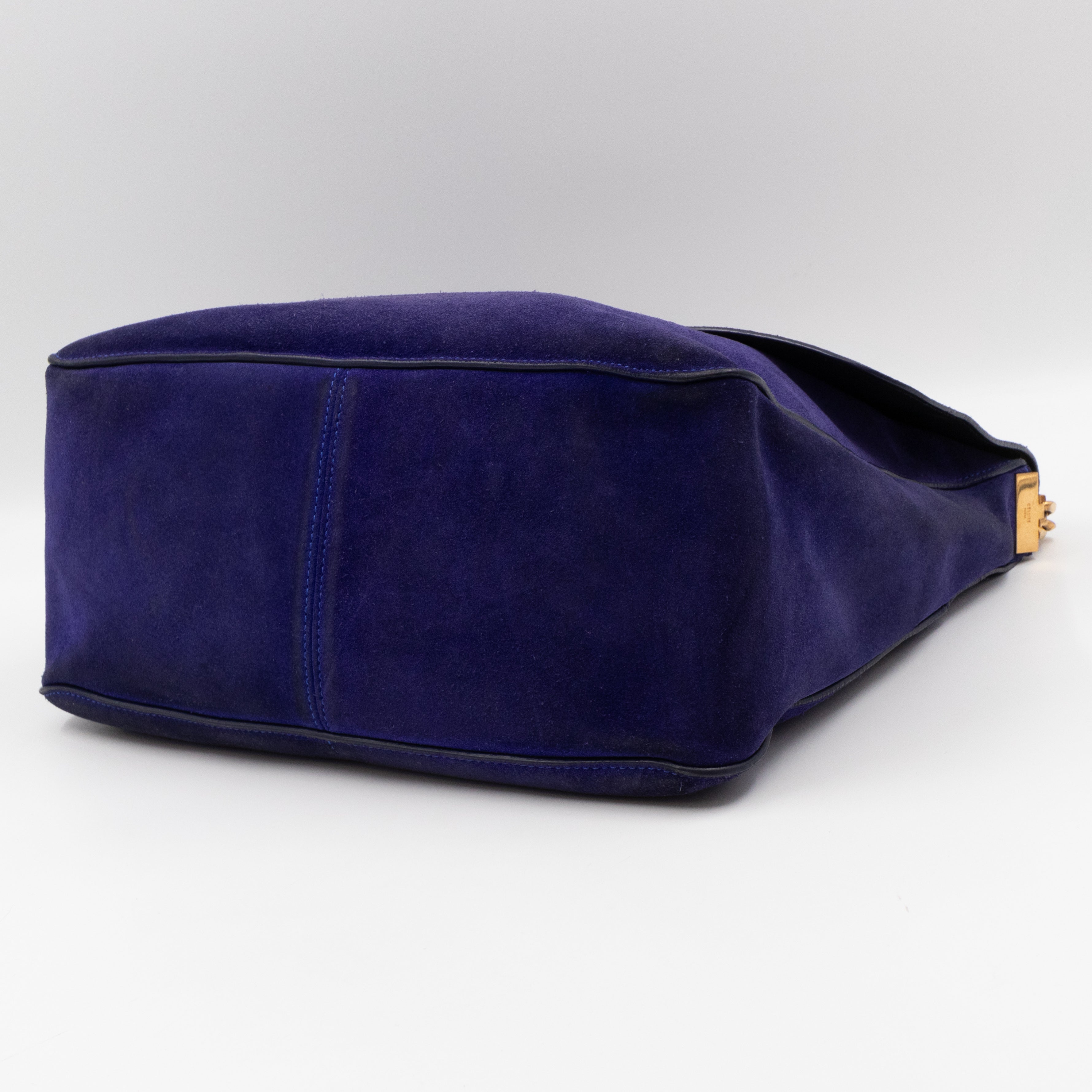 Gourmette Medium Purple Blue Suede