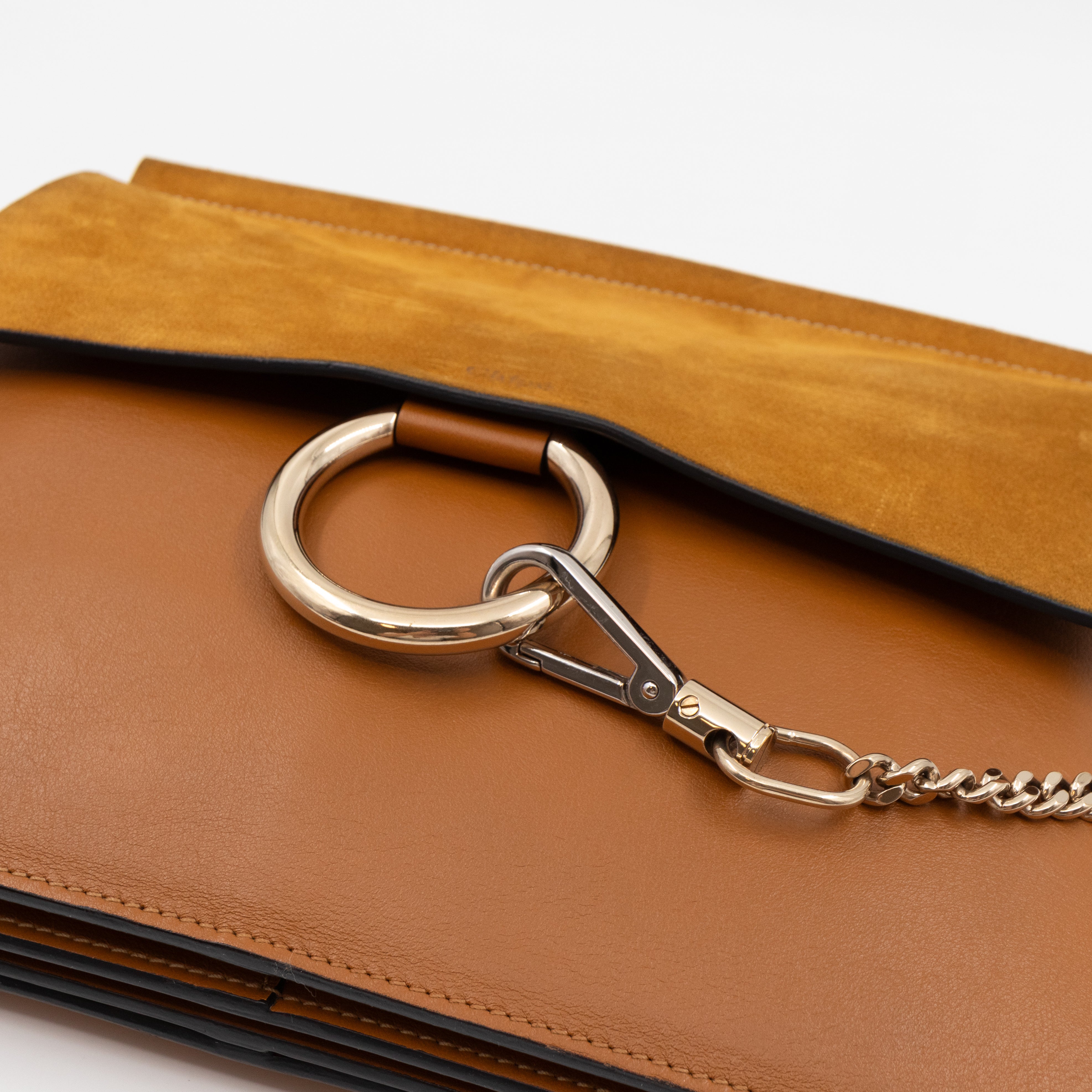 Faye Crossbody Brown Leather & Suede