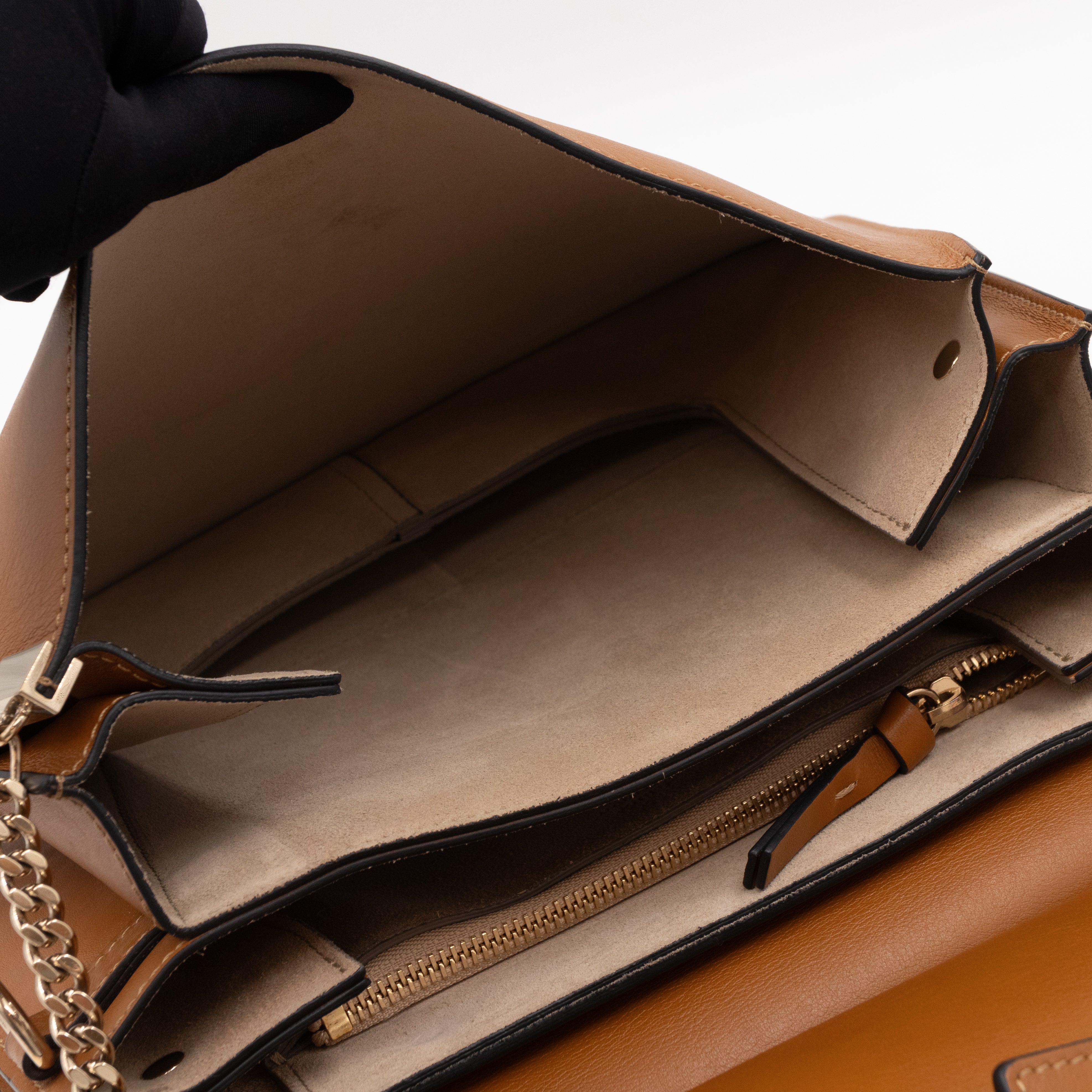 Faye Crossbody Brown Leather & Suede