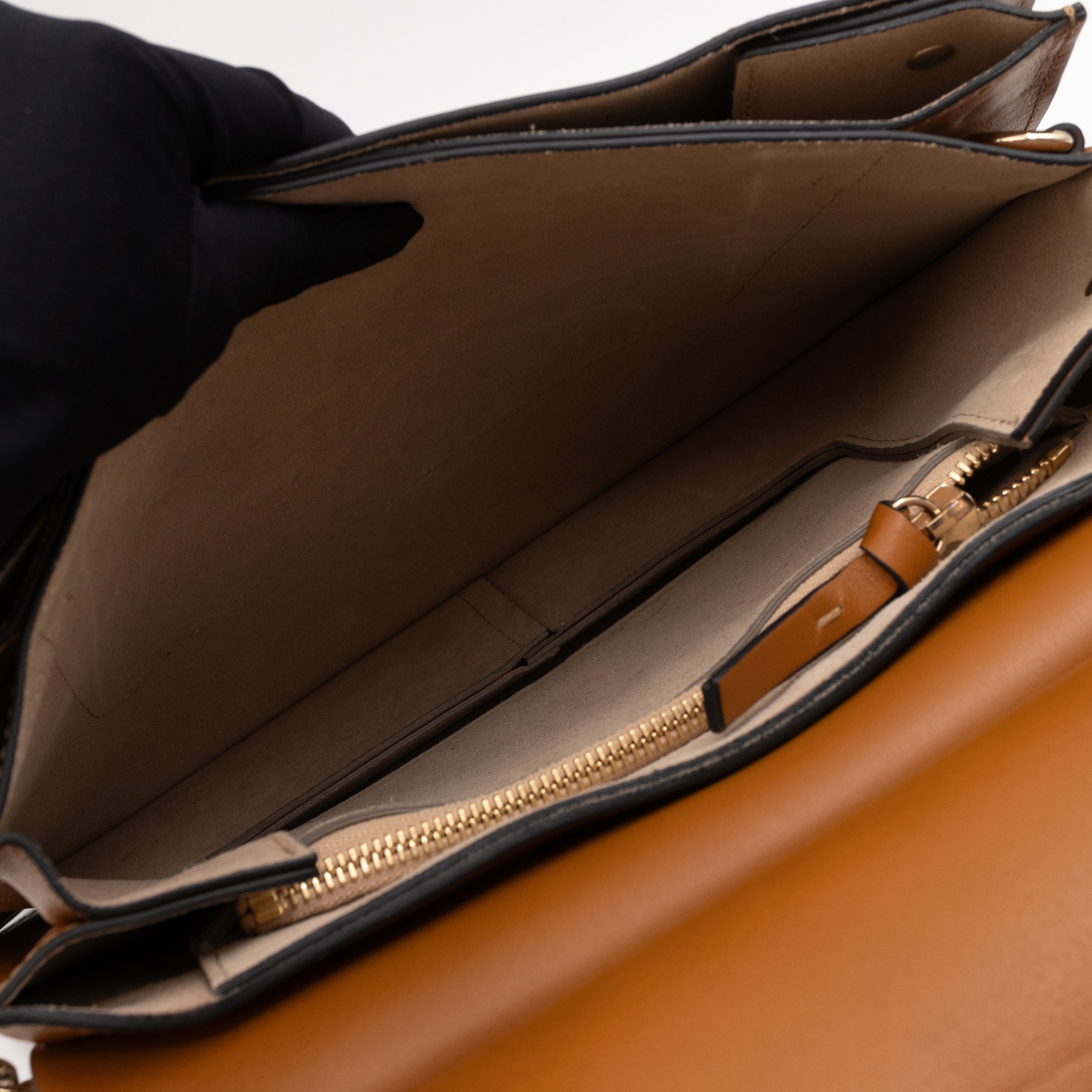 Faye Crossbody Brown Leather & Suede