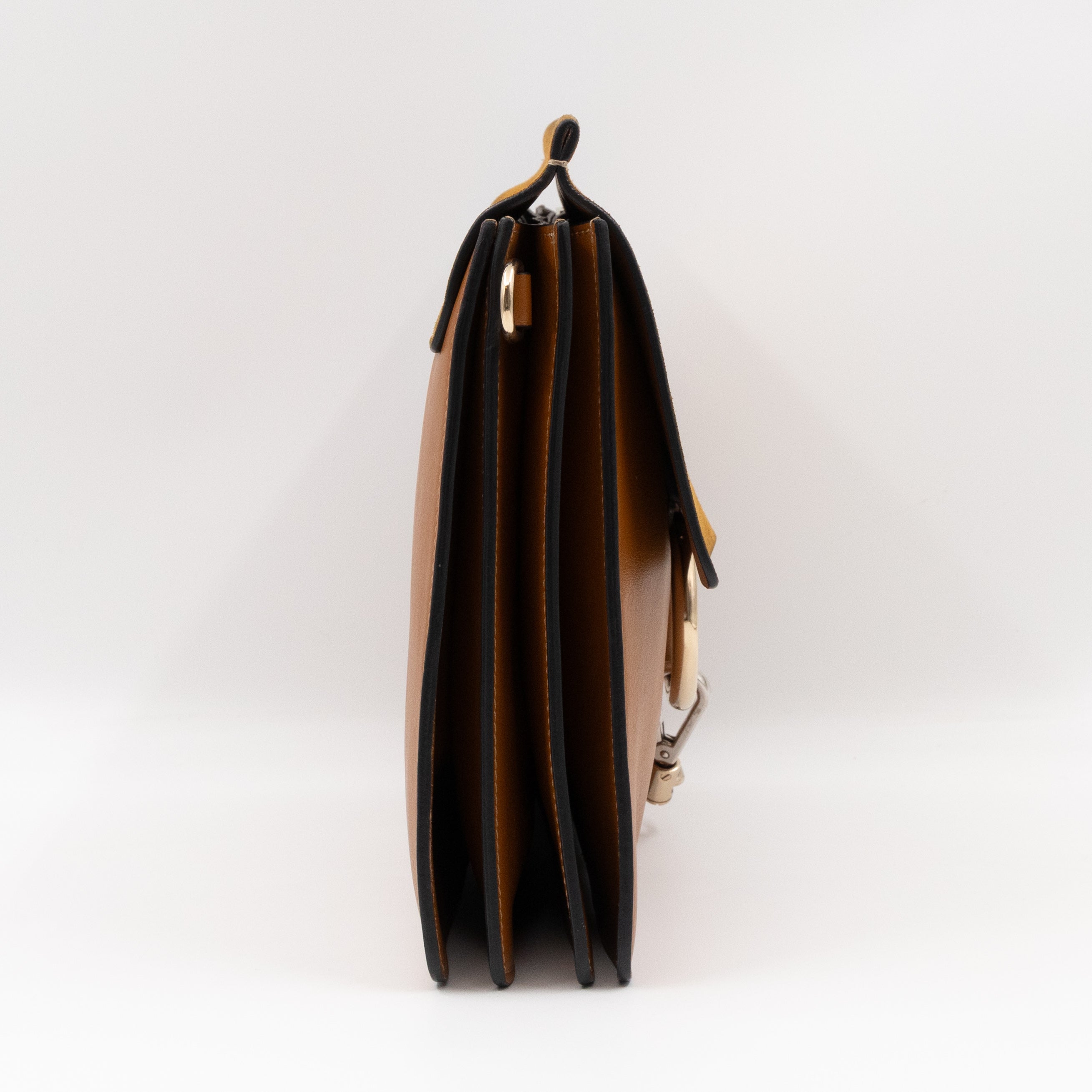 Faye Crossbody Brown Leather & Suede