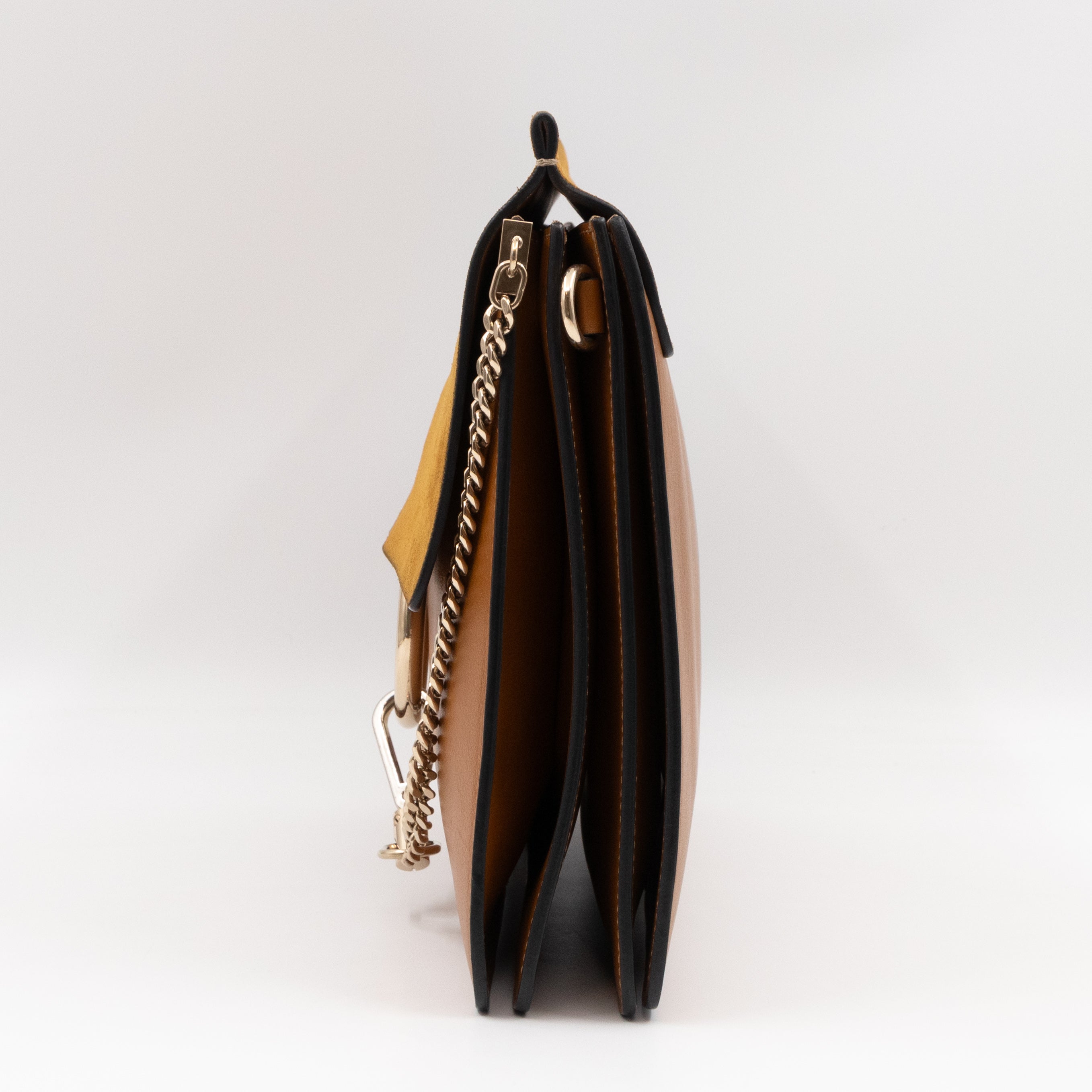 Faye Crossbody Brown Leather & Suede