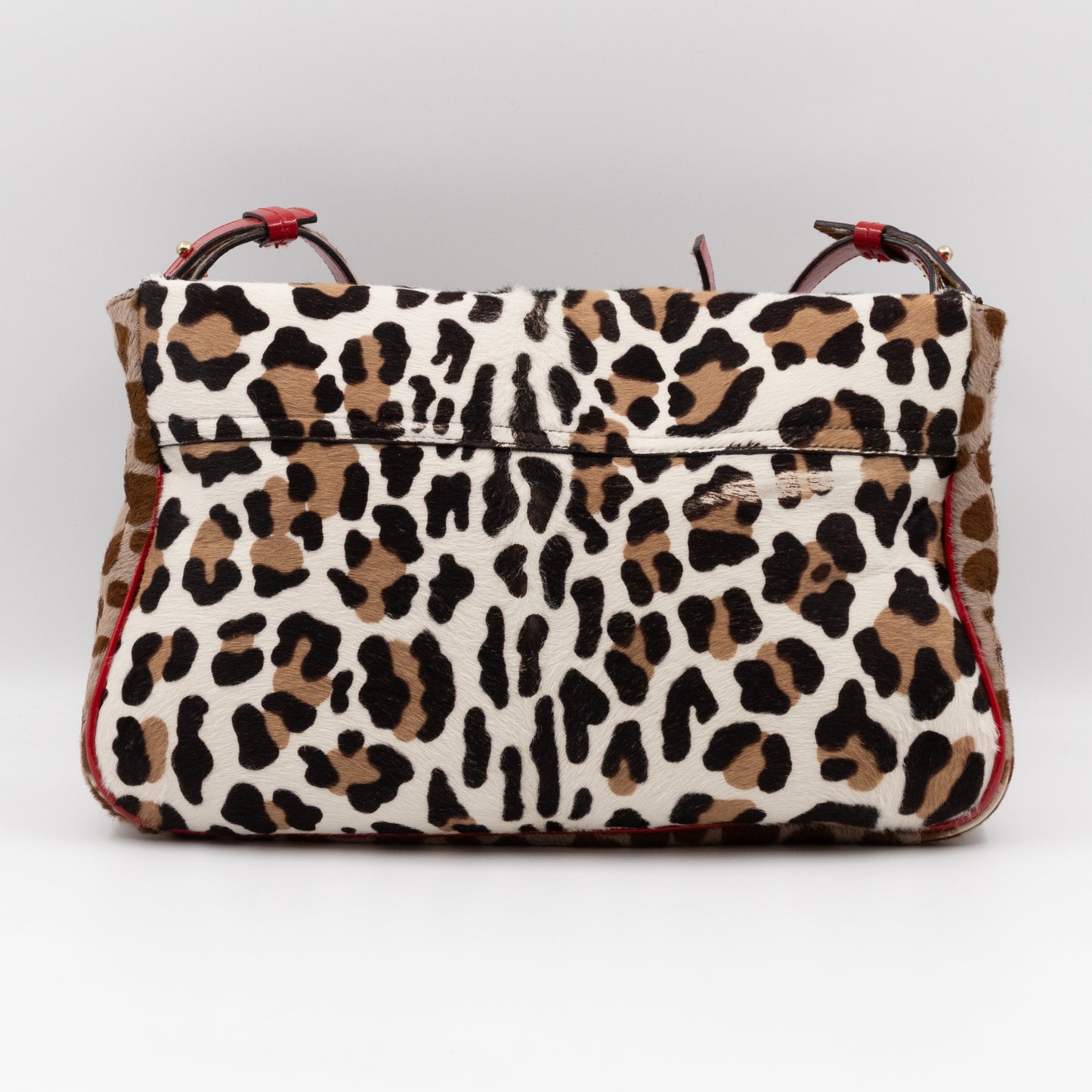 Pony Hair Shoulder Bag Leopard
