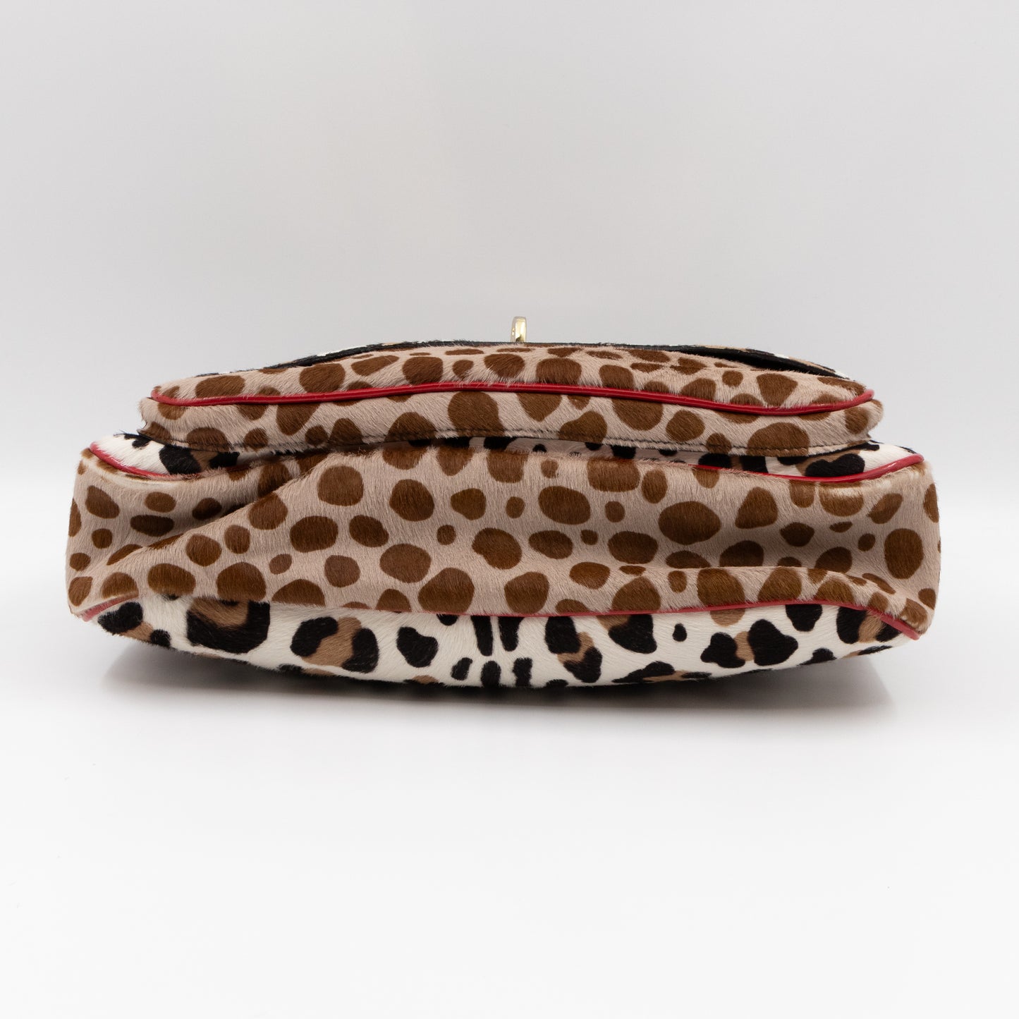 Pony Hair Shoulder Bag Leopard