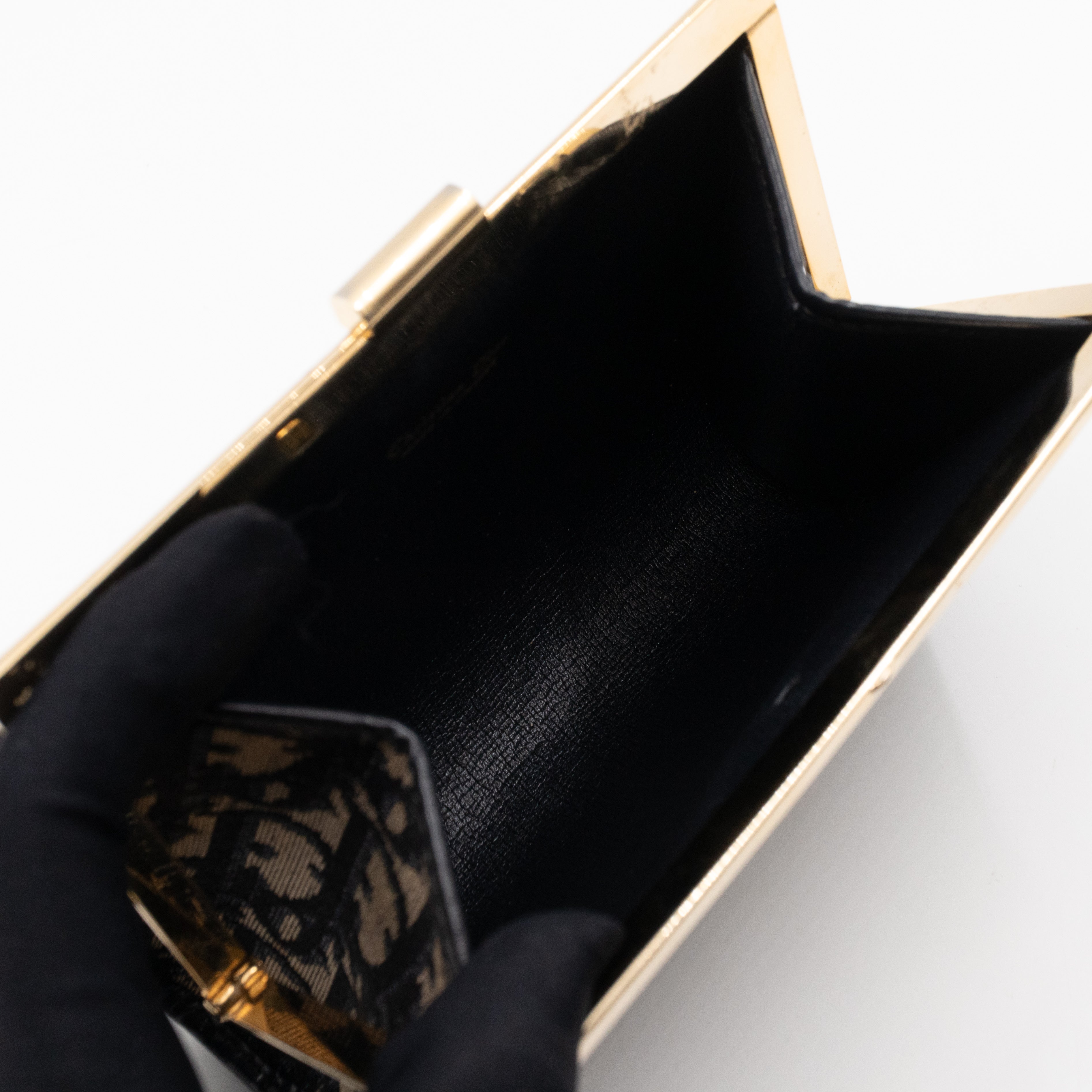 Pouch Blue Dior Oblique Jacquard