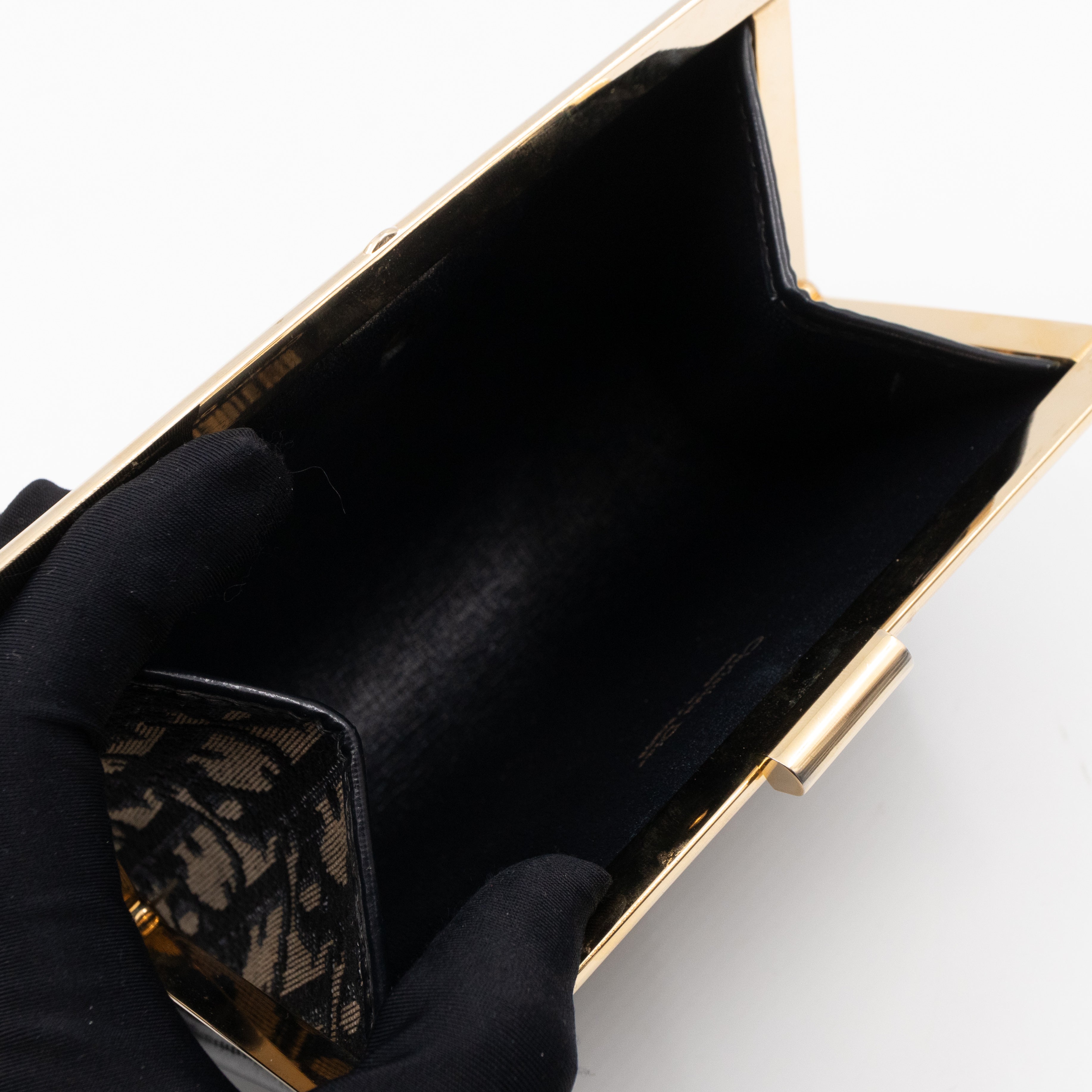 Pouch Blue Dior Oblique Jacquard