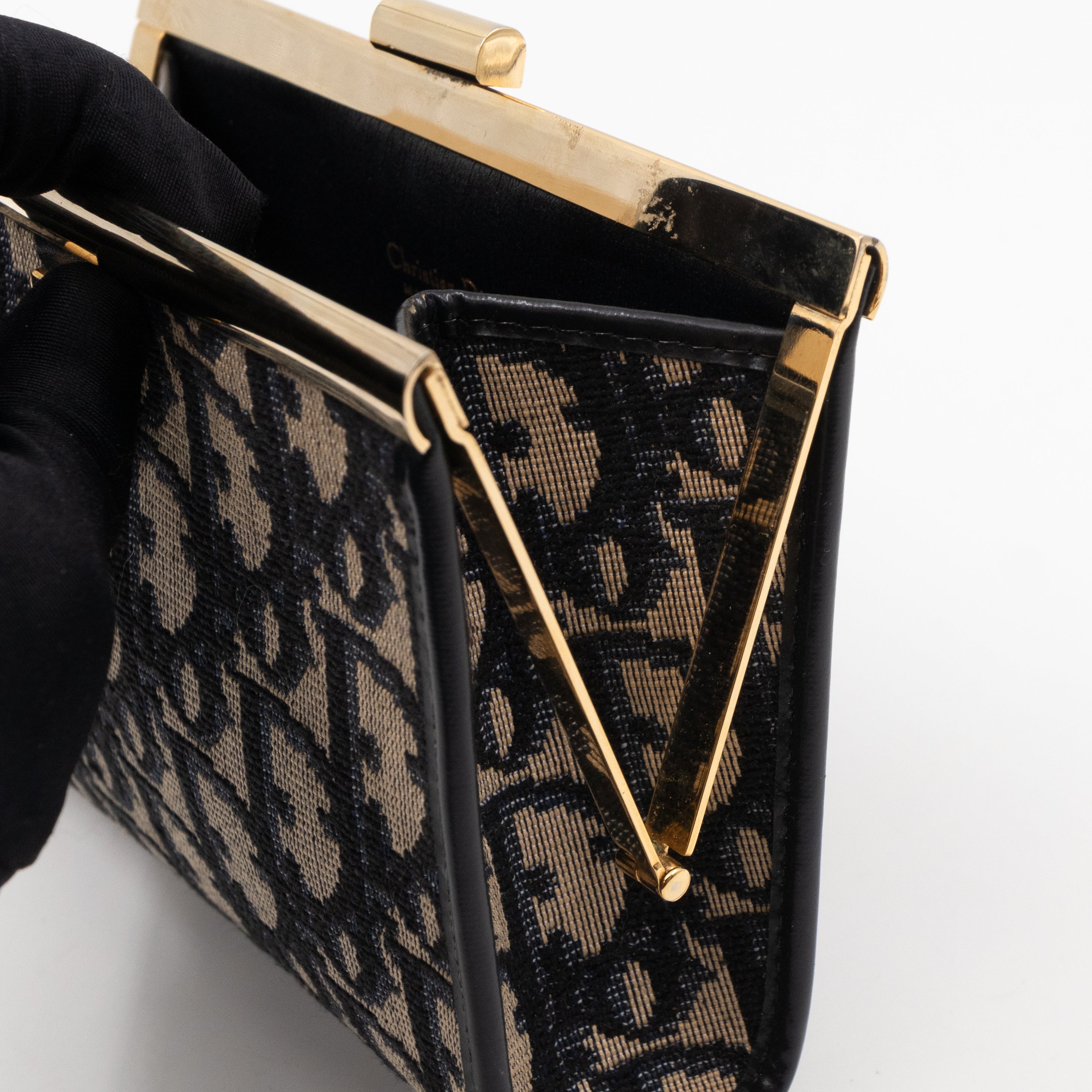 Pouch Blue Dior Oblique Jacquard