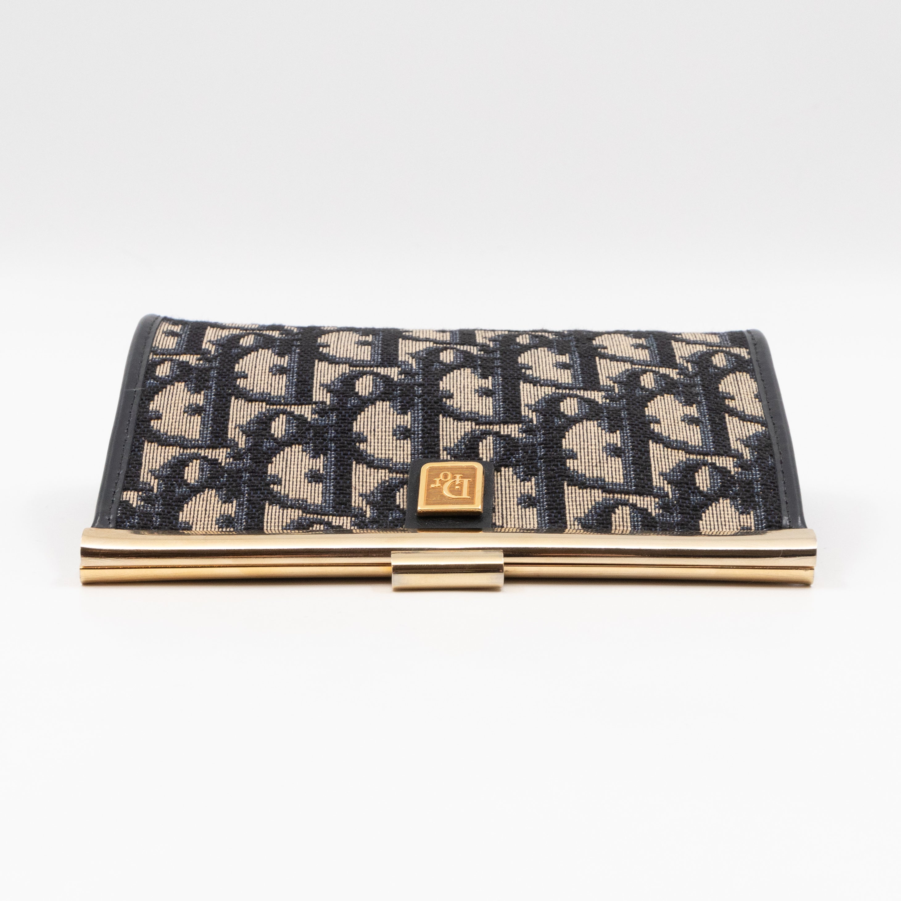 Pouch Blue Dior Oblique Jacquard