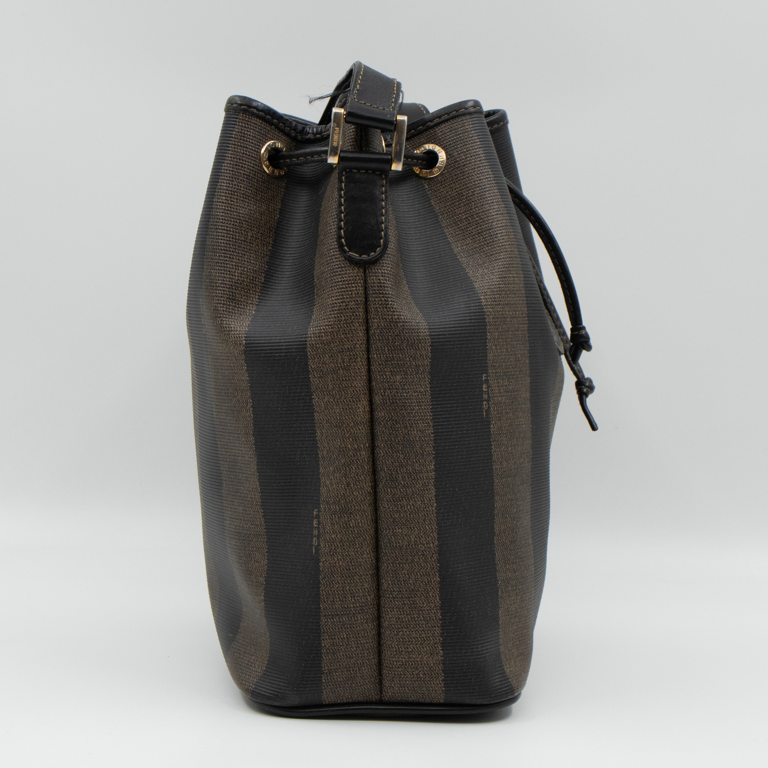 Pequin Bucket Bag Tobacco Leather