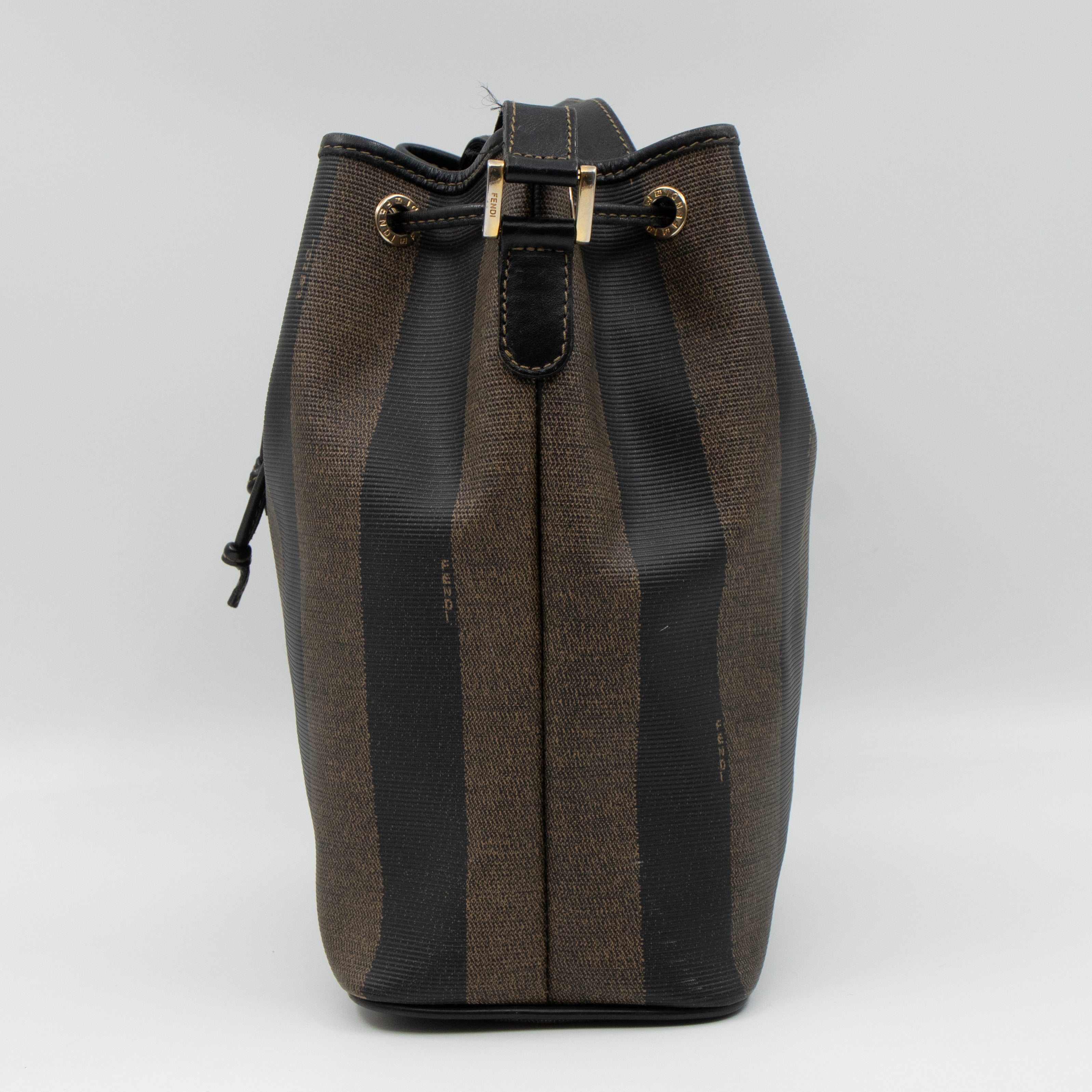 Pequin Bucket Bag Tobacco Leather