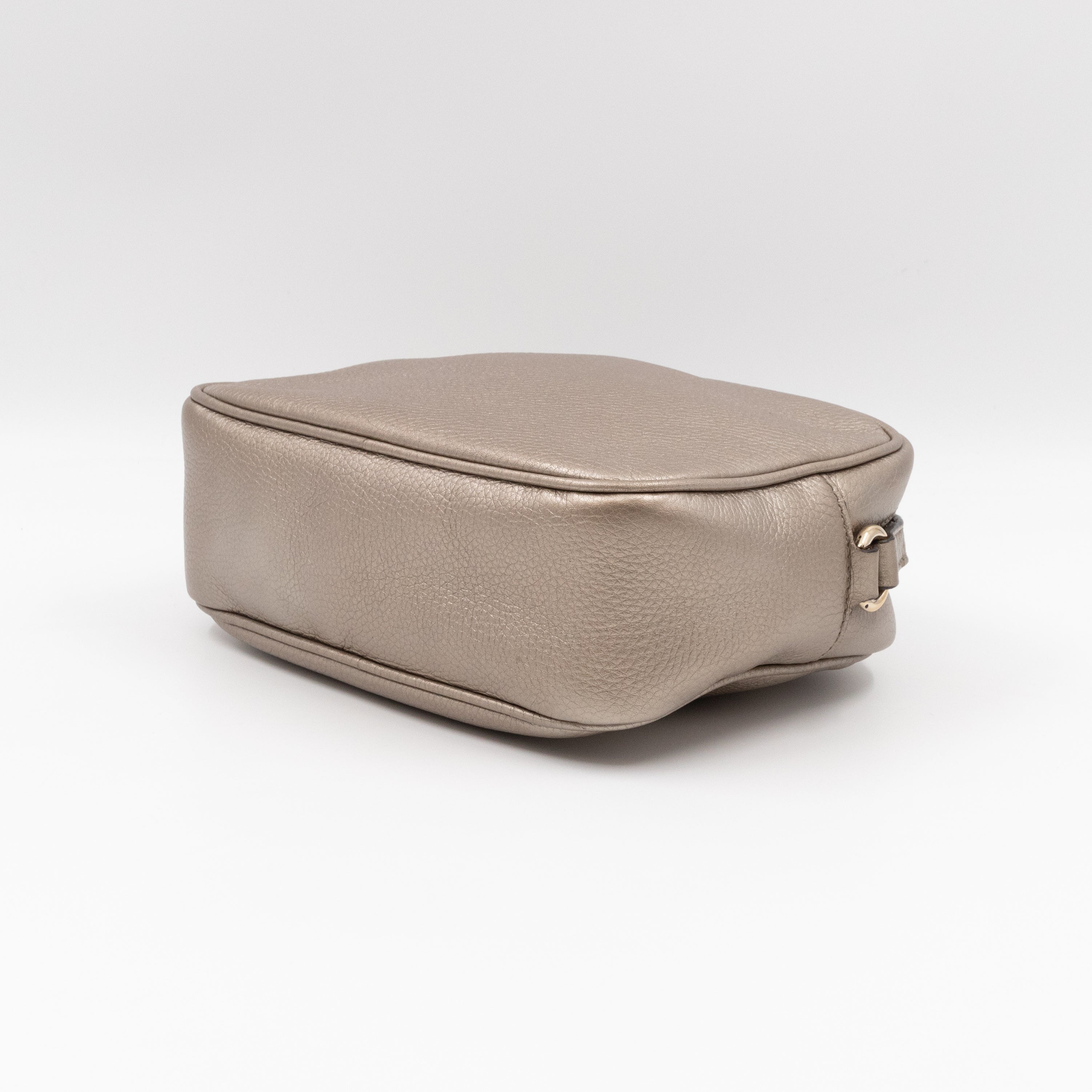 Disco Soho Champagne Metallic Leather