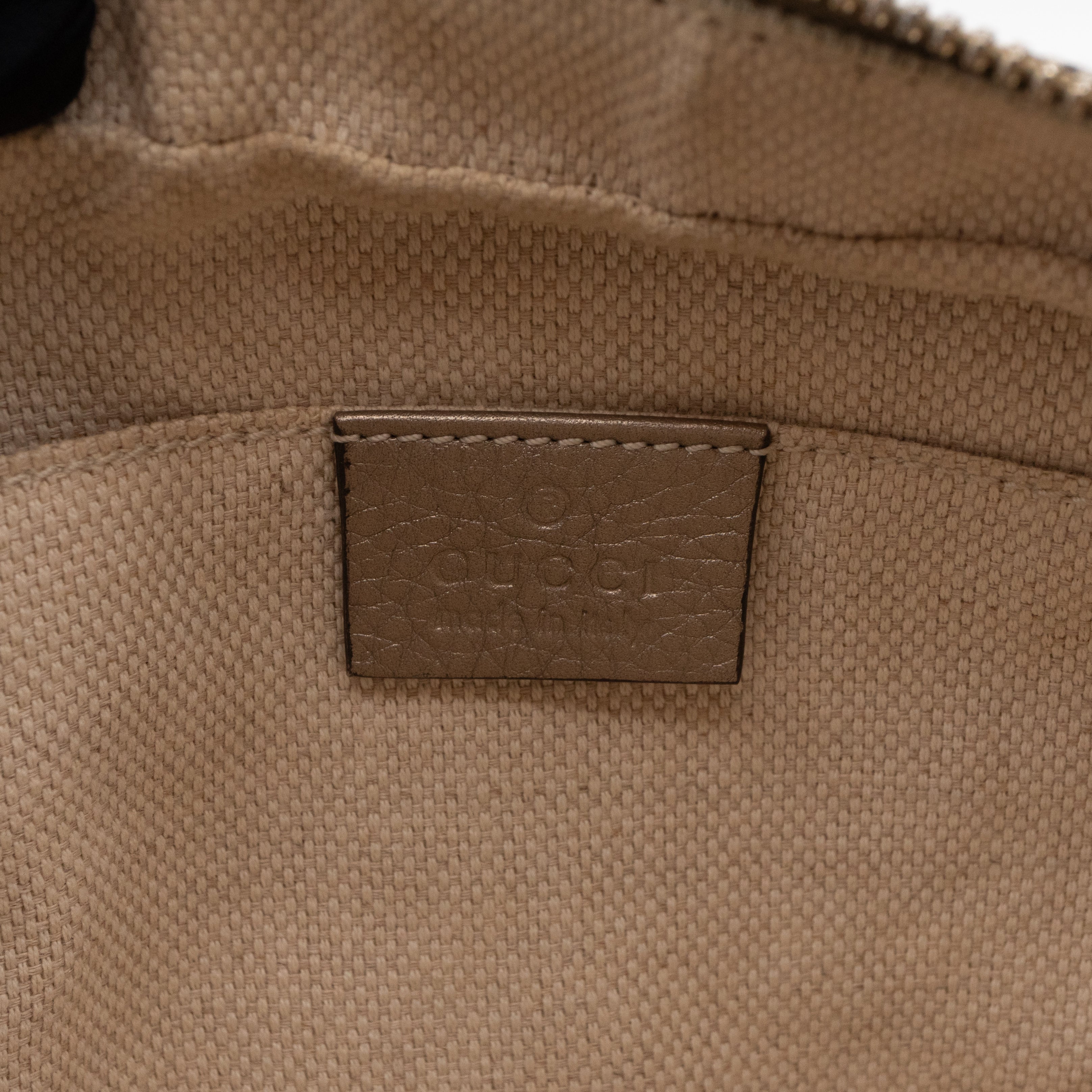 Disco Soho Champagne Metallic Leather