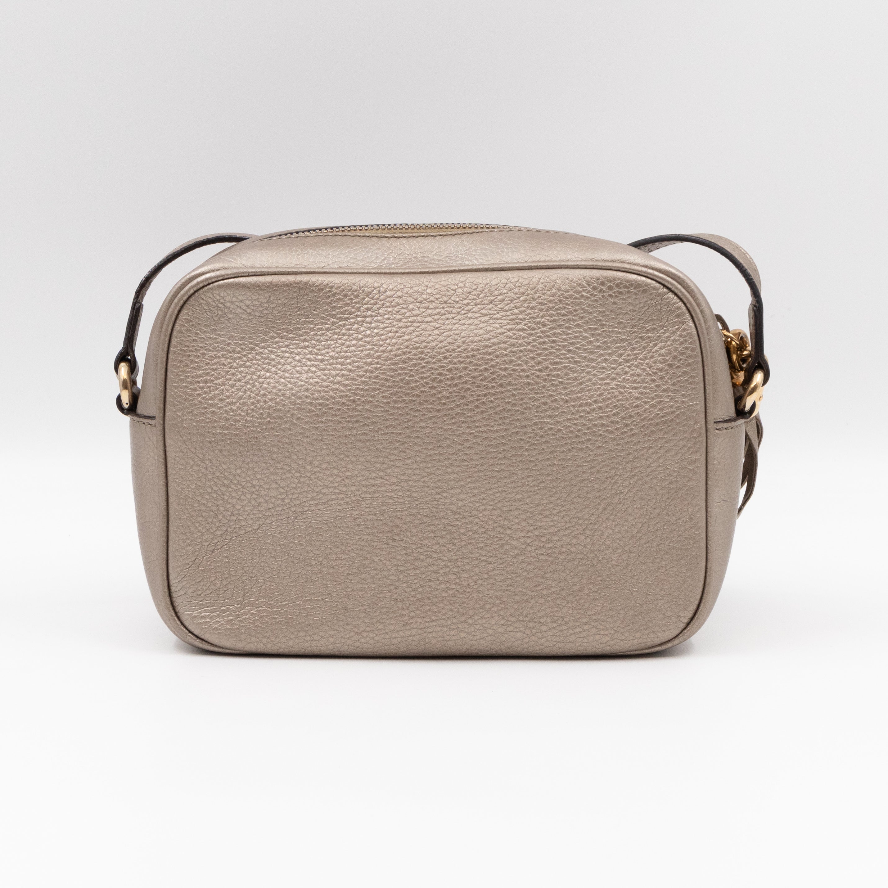 Disco Soho Champagne Metallic Leather