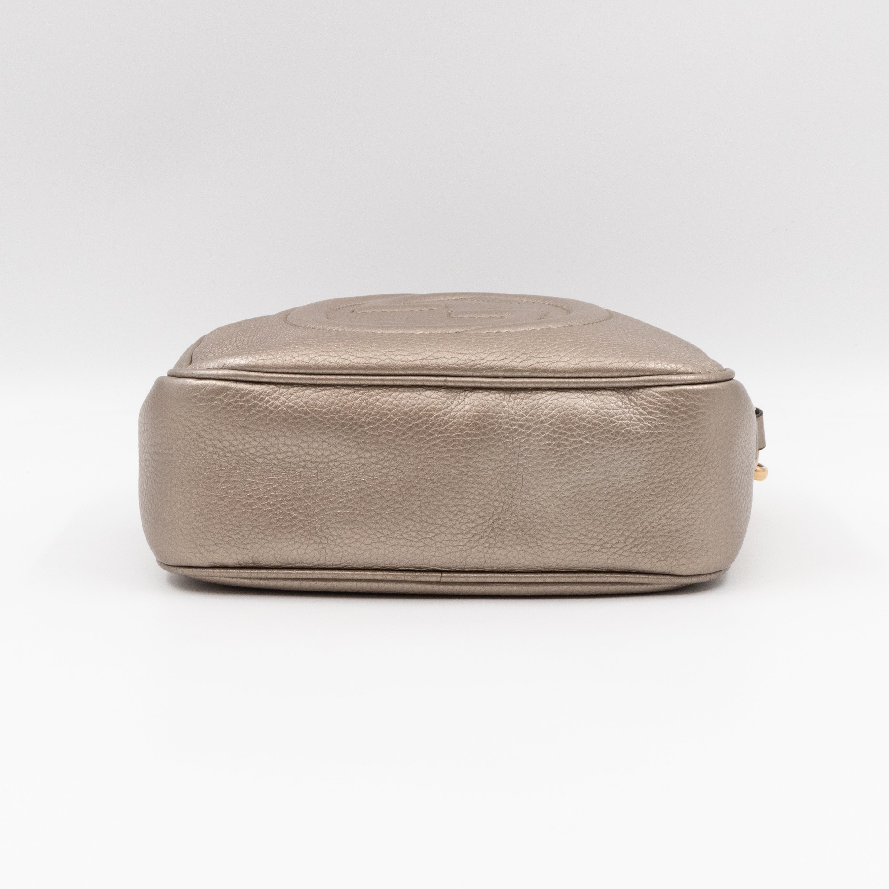 Disco Soho Champagne Metallic Leather