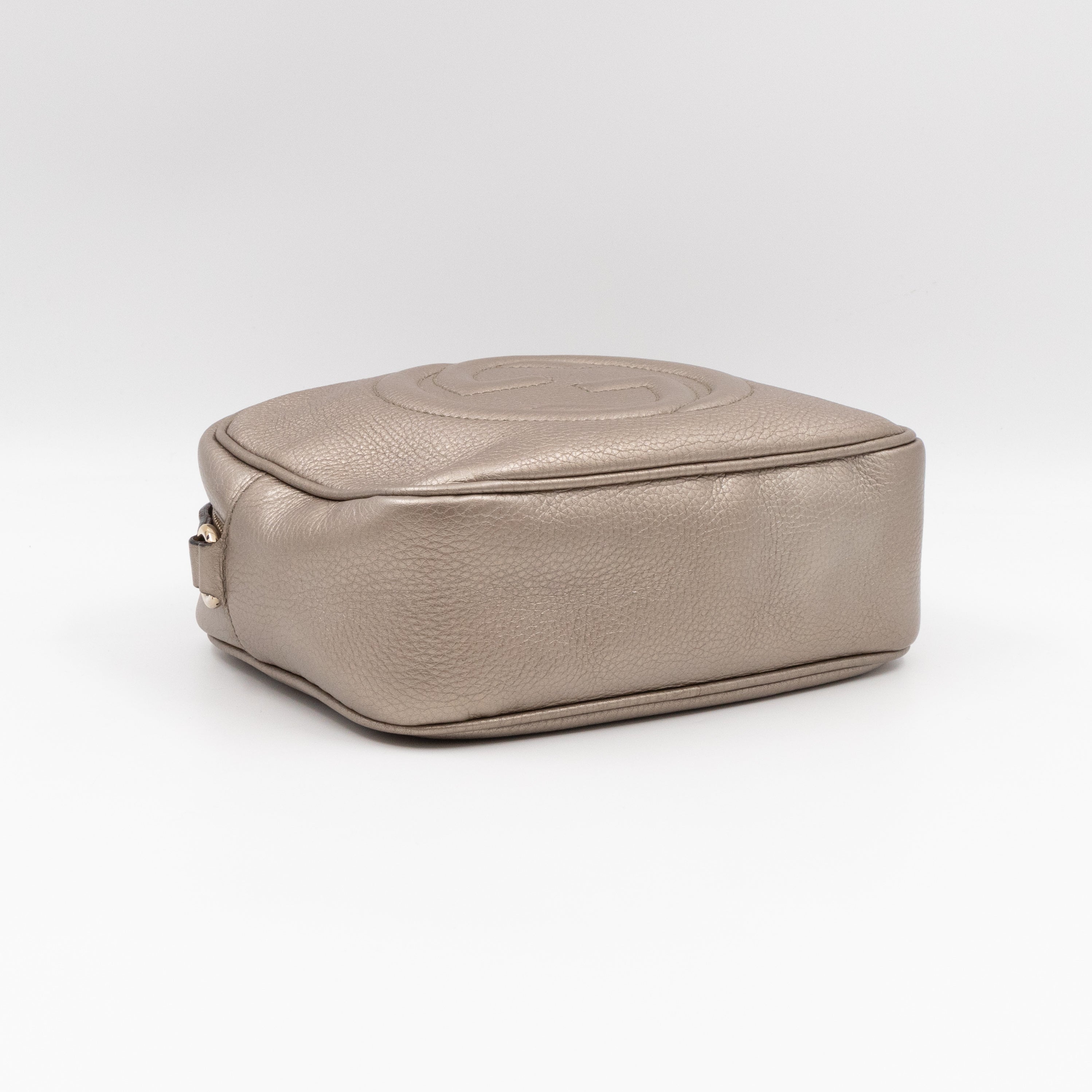 Disco Soho Champagne Metallic Leather