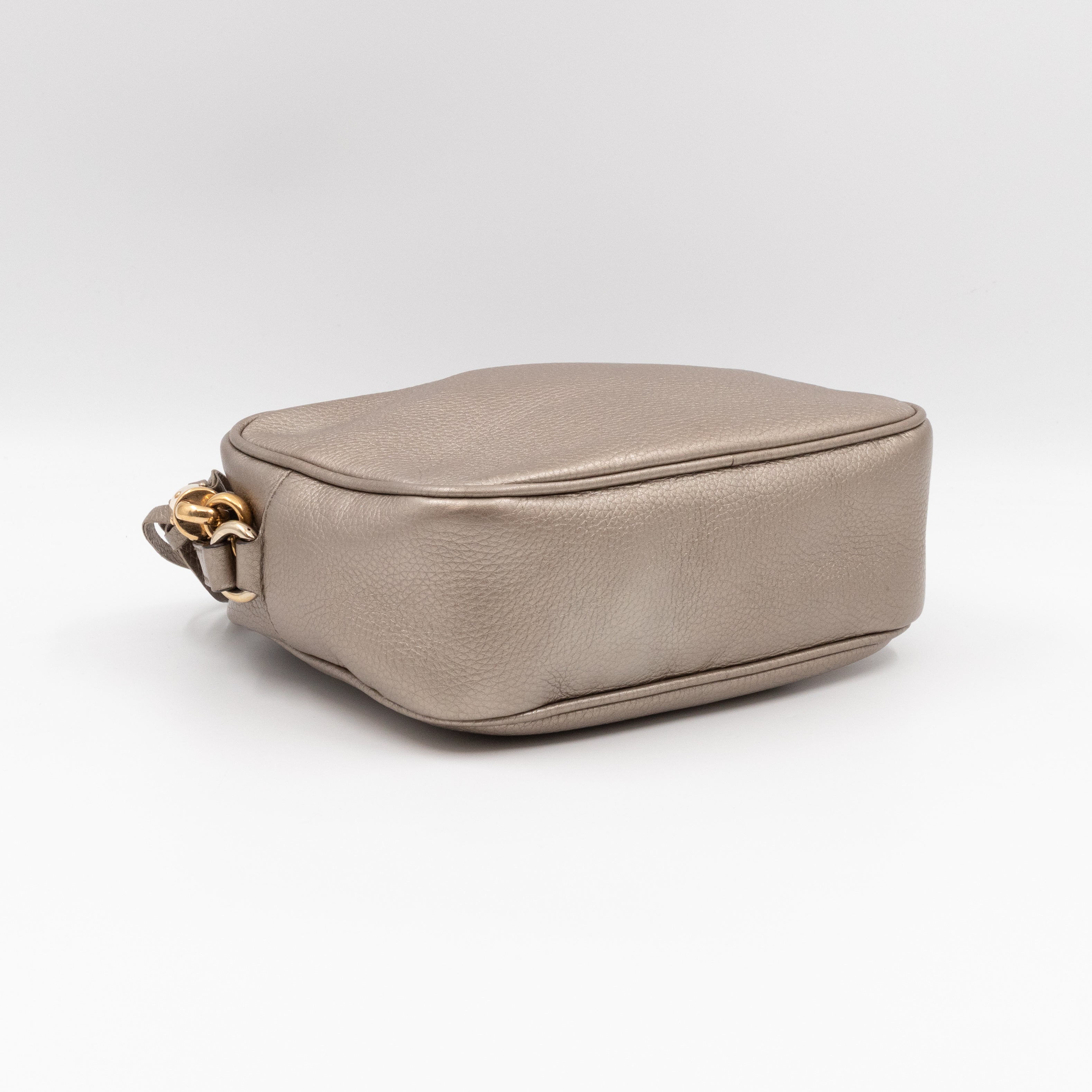 Disco Soho Champagne Metallic Leather