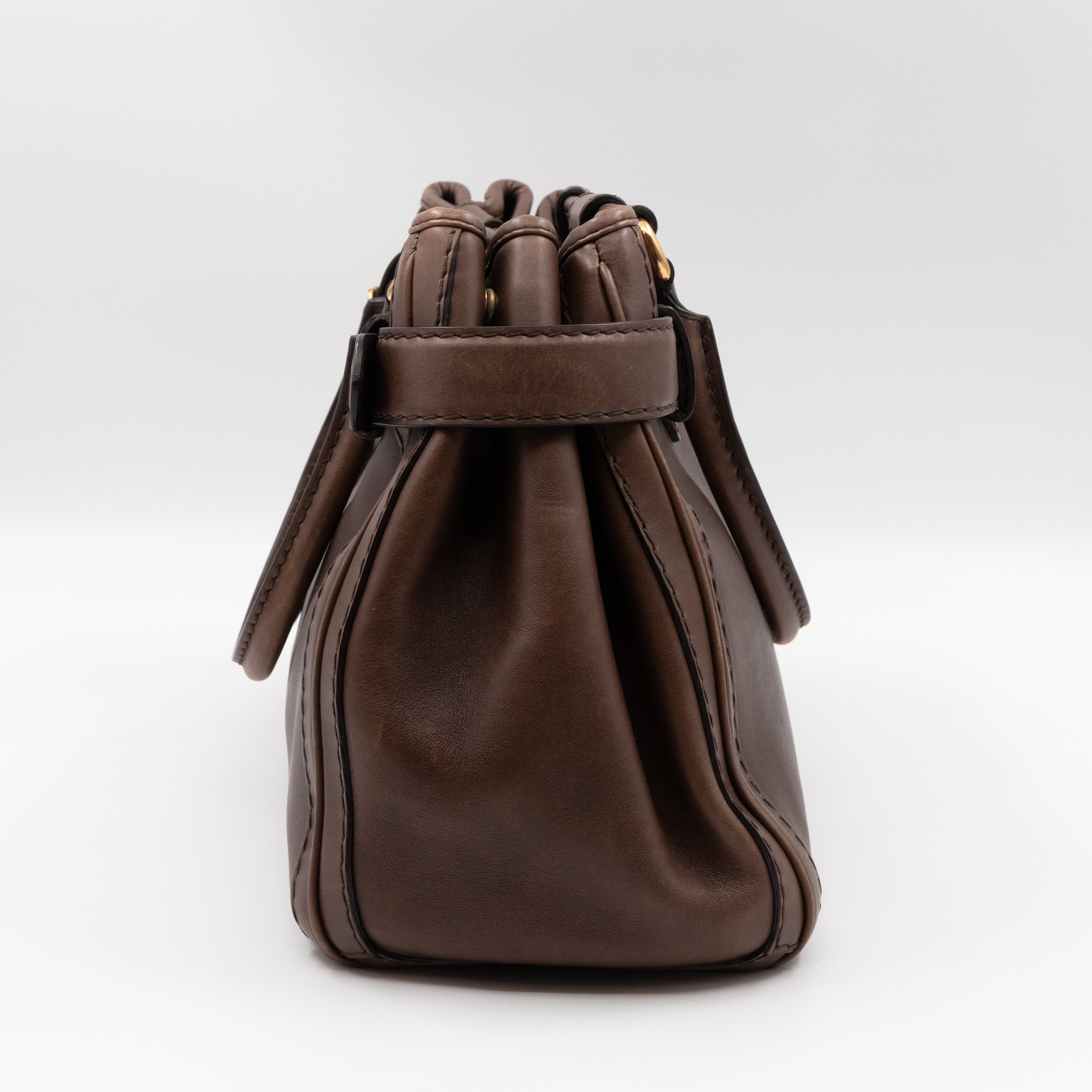 GG Running Bag Aged Leather Brown