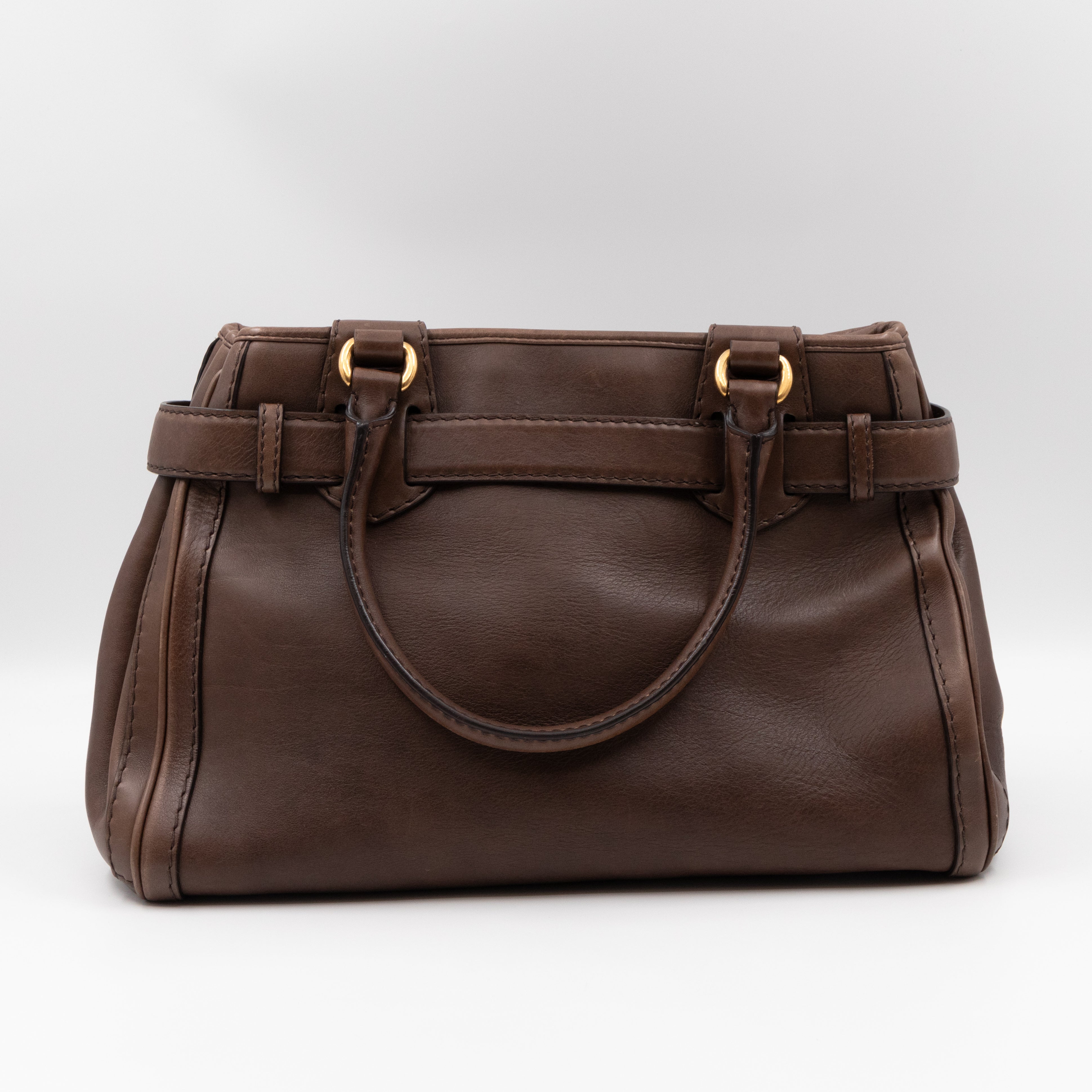 GG Running Bag Aged Leather Brown