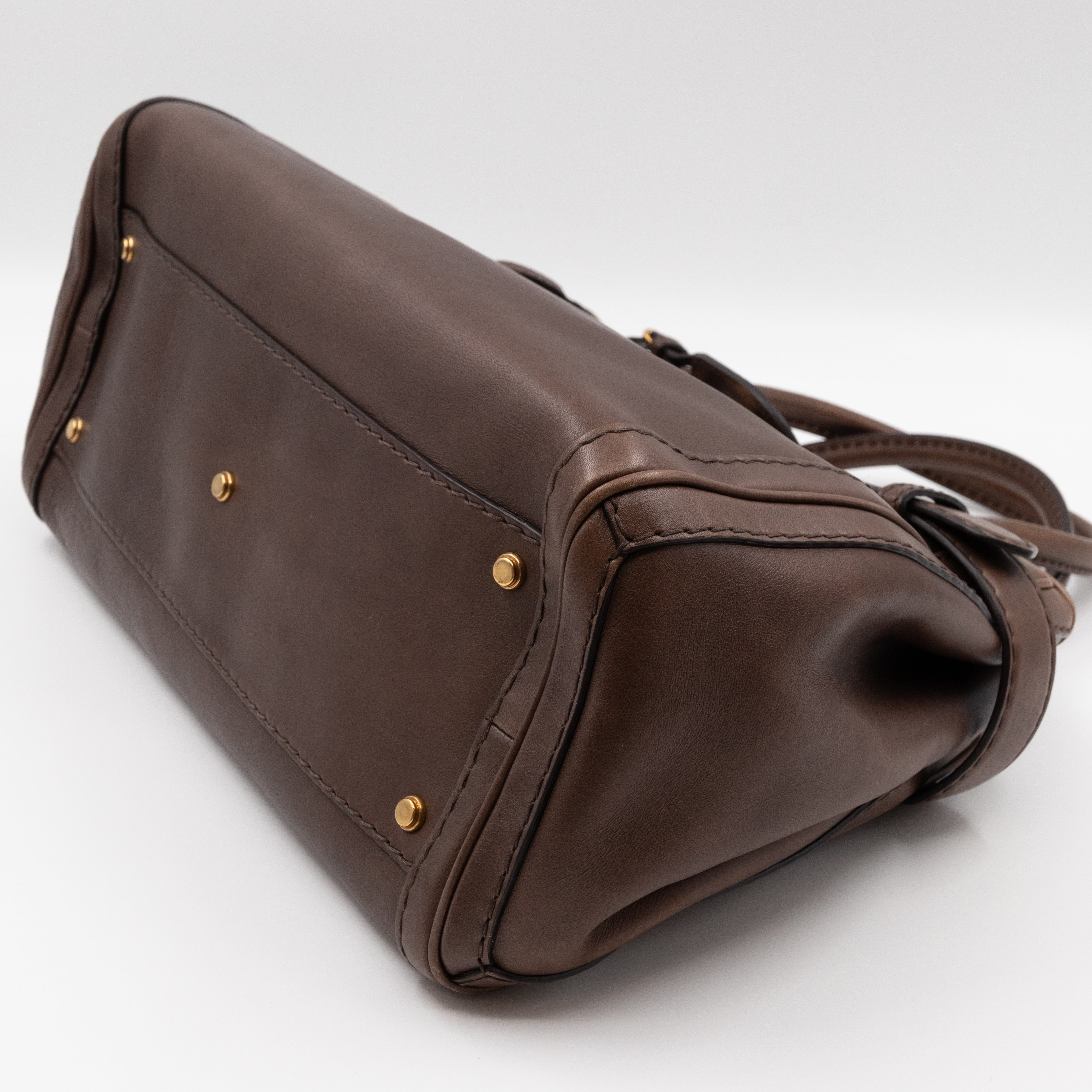 GG Running Bag Aged Leather Brown