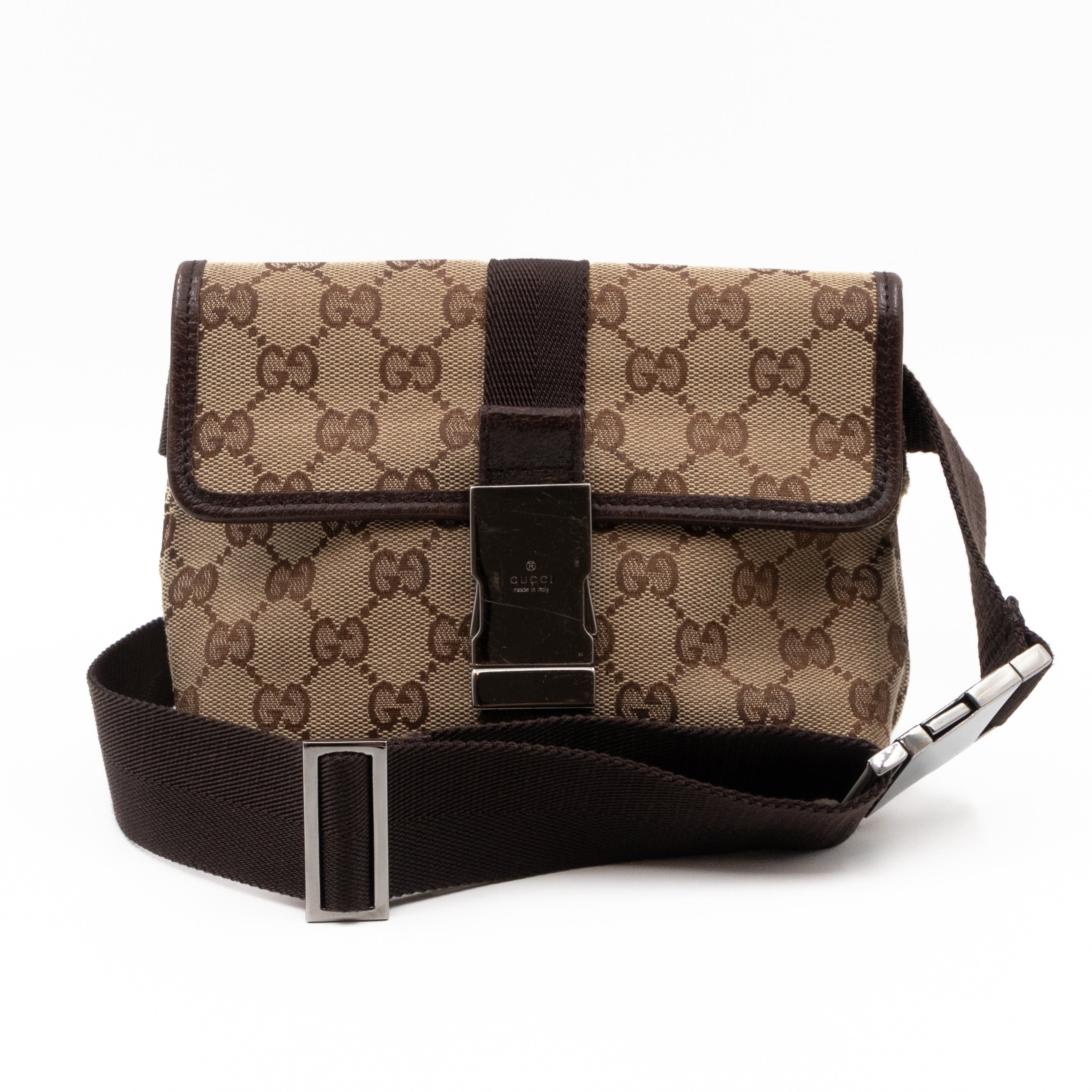 Waist Bag GG Canvas Brown