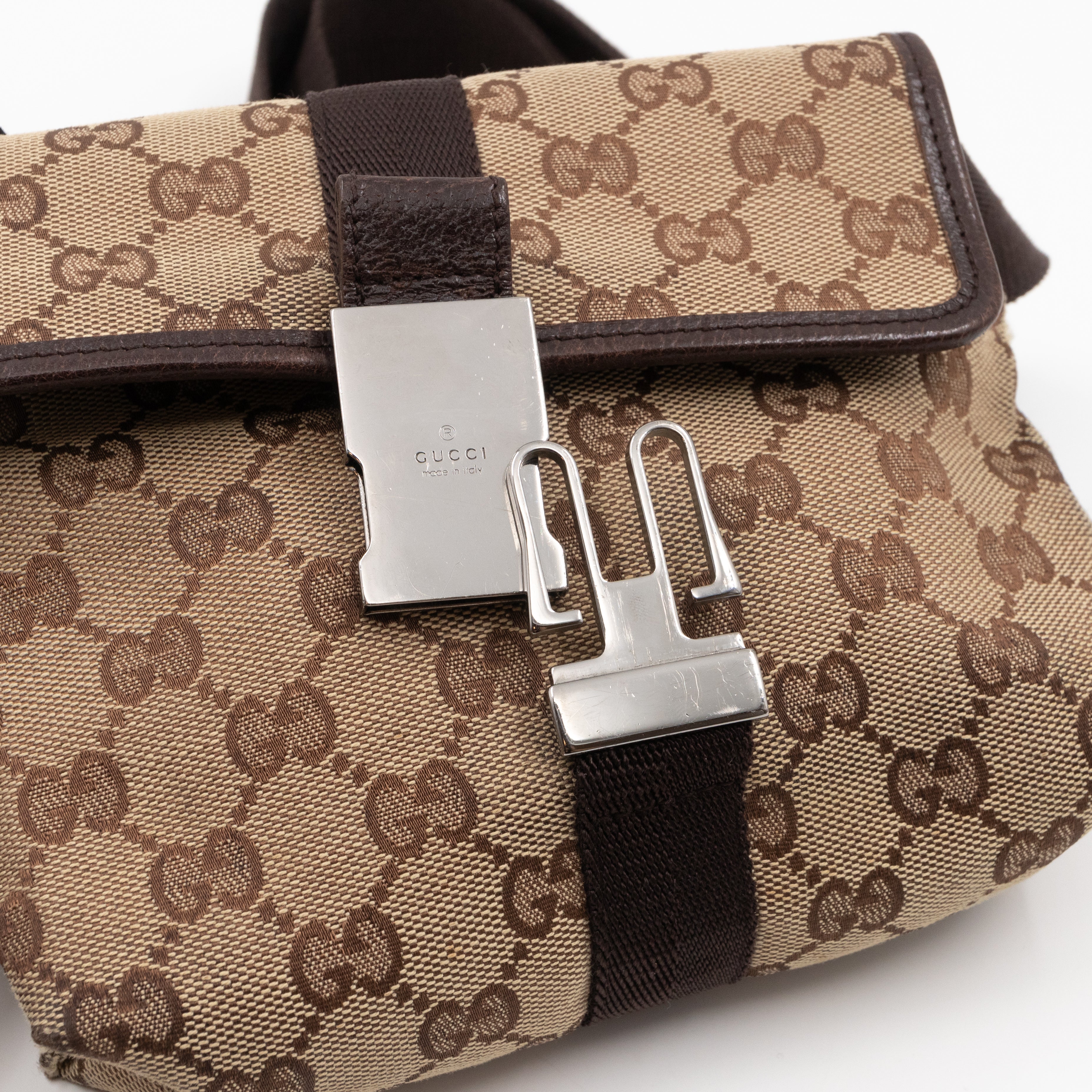 Waist Bag GG Canvas Brown