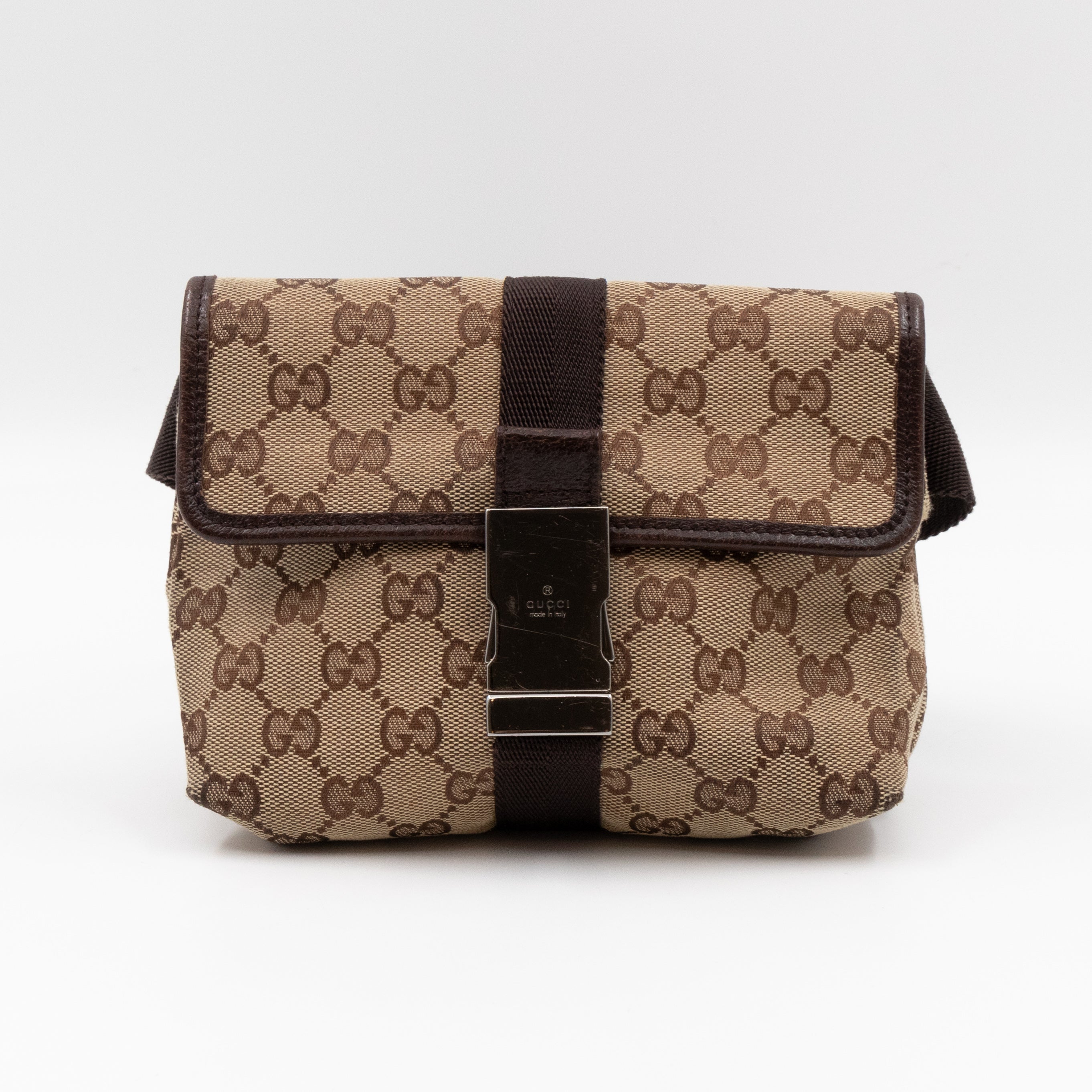 Waist Bag GG Canvas Brown