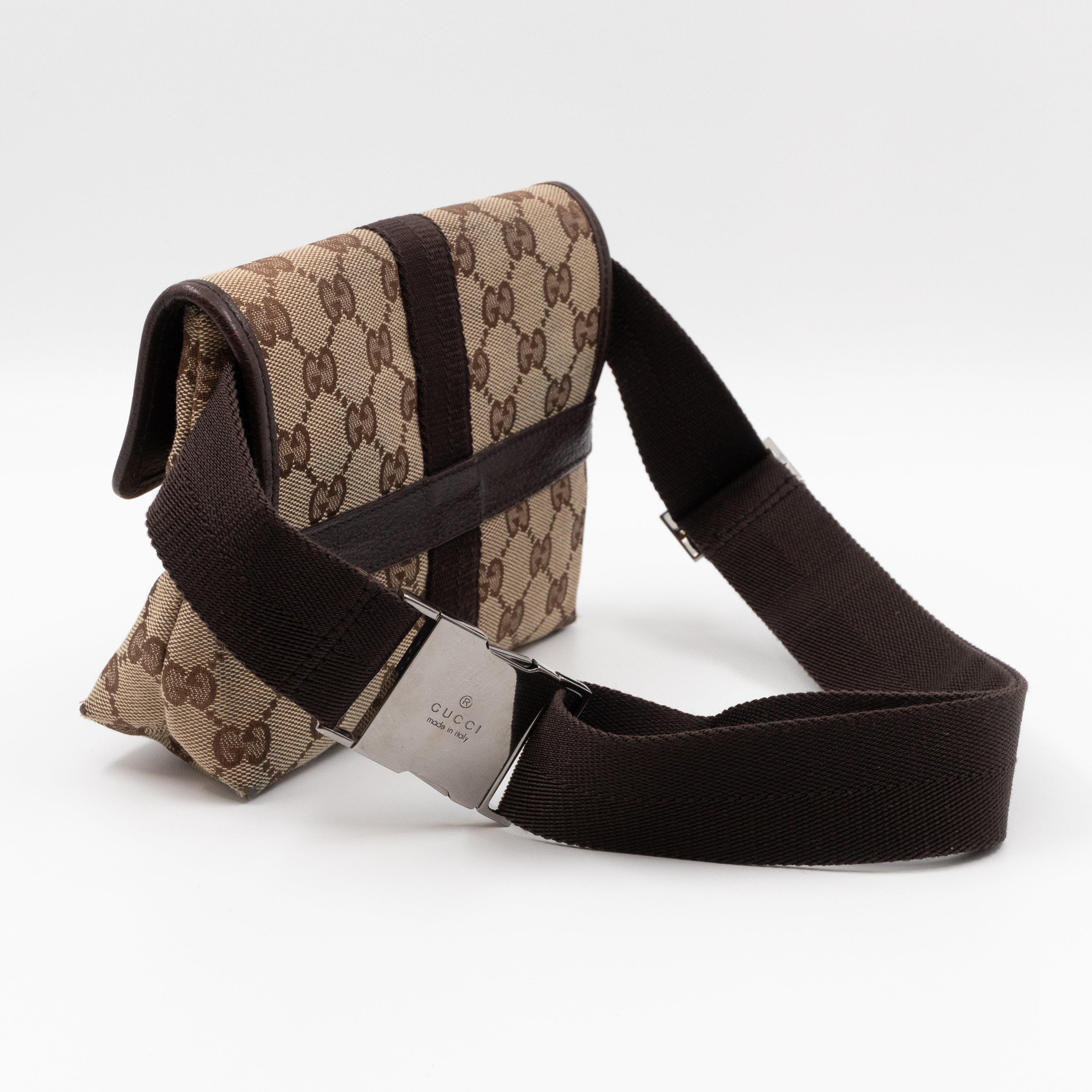 Waist Bag GG Canvas Brown