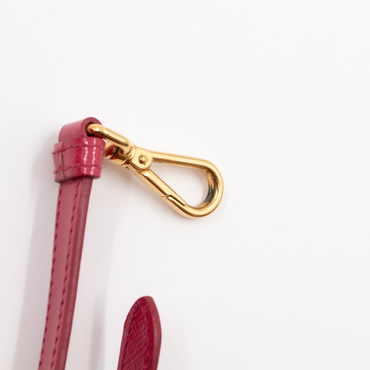 Galleria Medium Double Zip Pink Saffiano Vernice