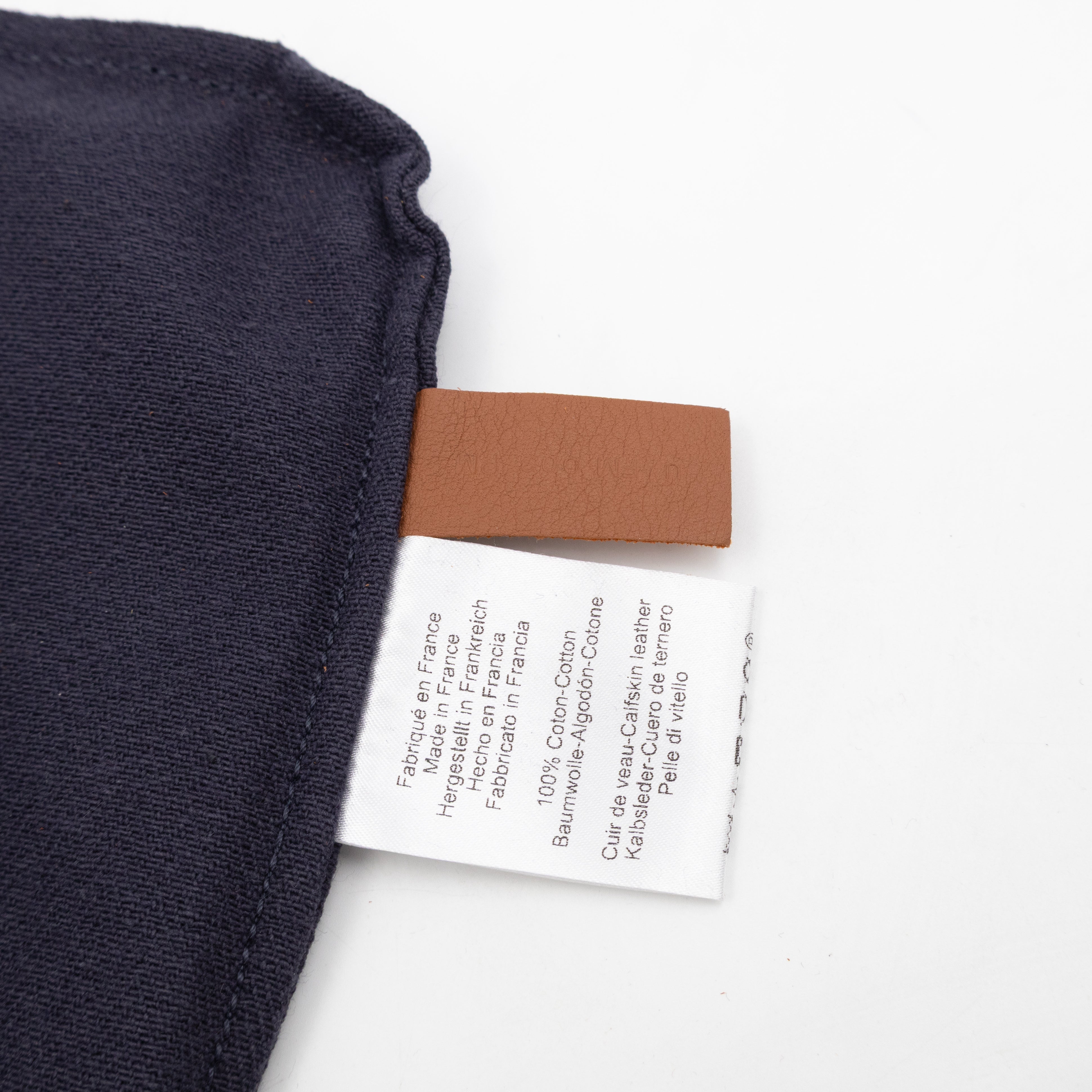 Aline Grooming Bag Bleu Indigo Canvas