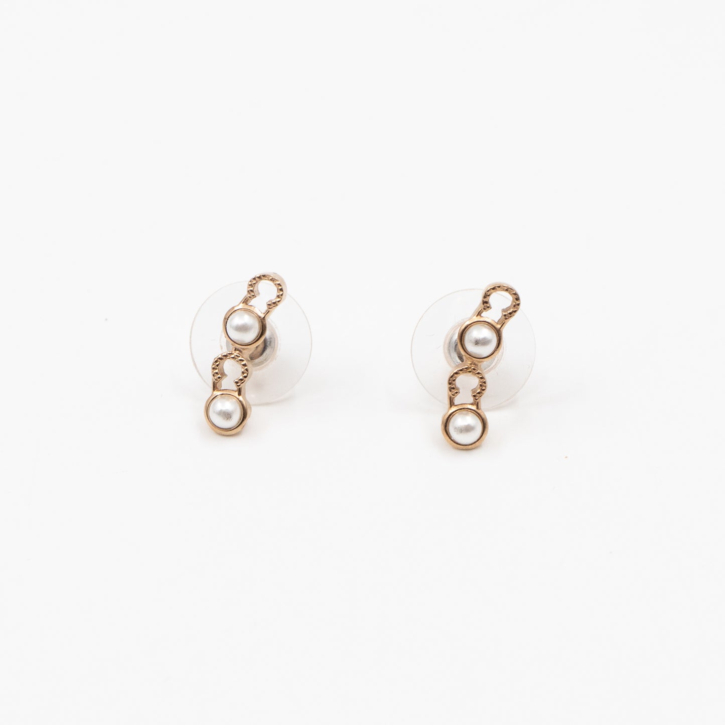 Coco Letters Pearl Earrings