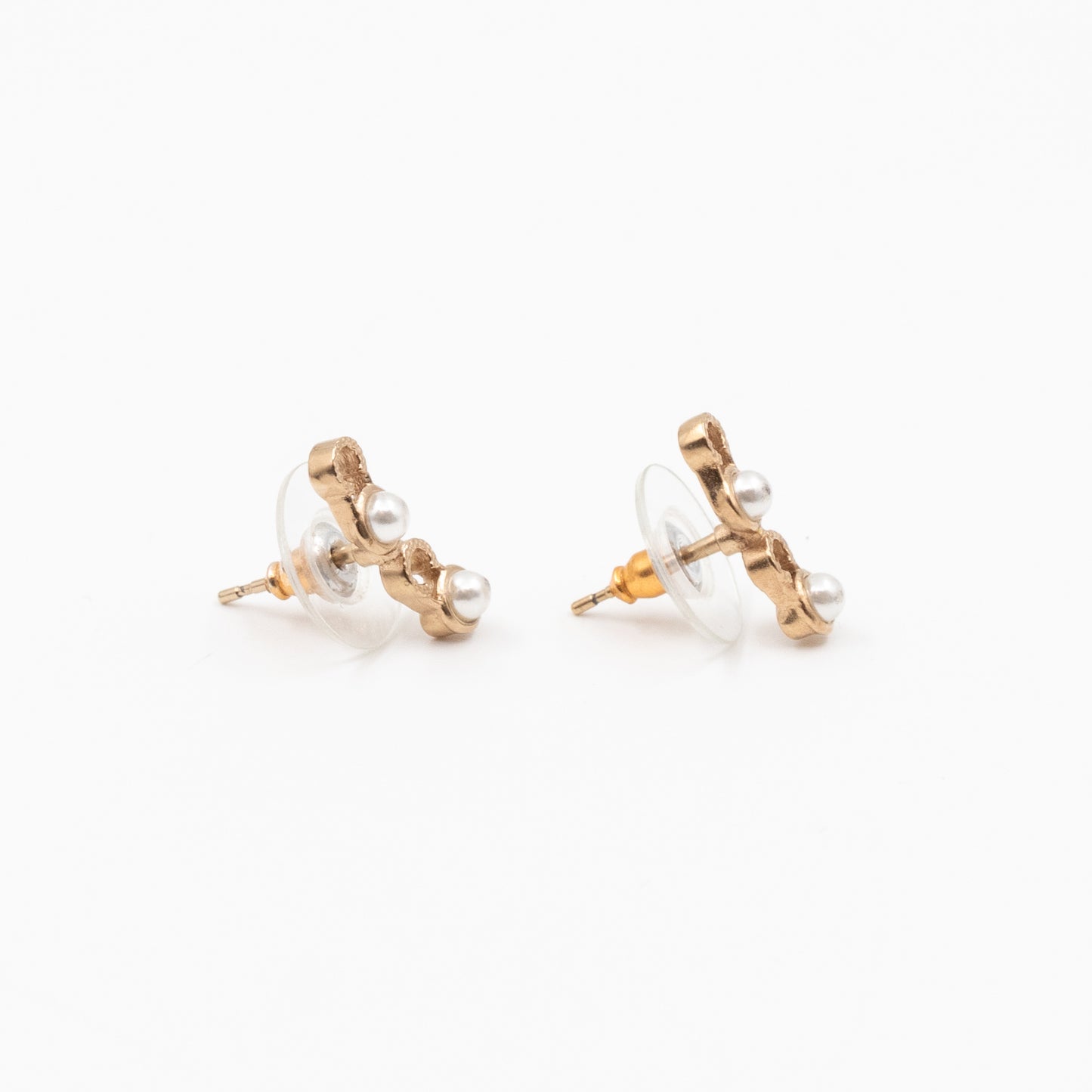 Coco Letters Pearl Earrings