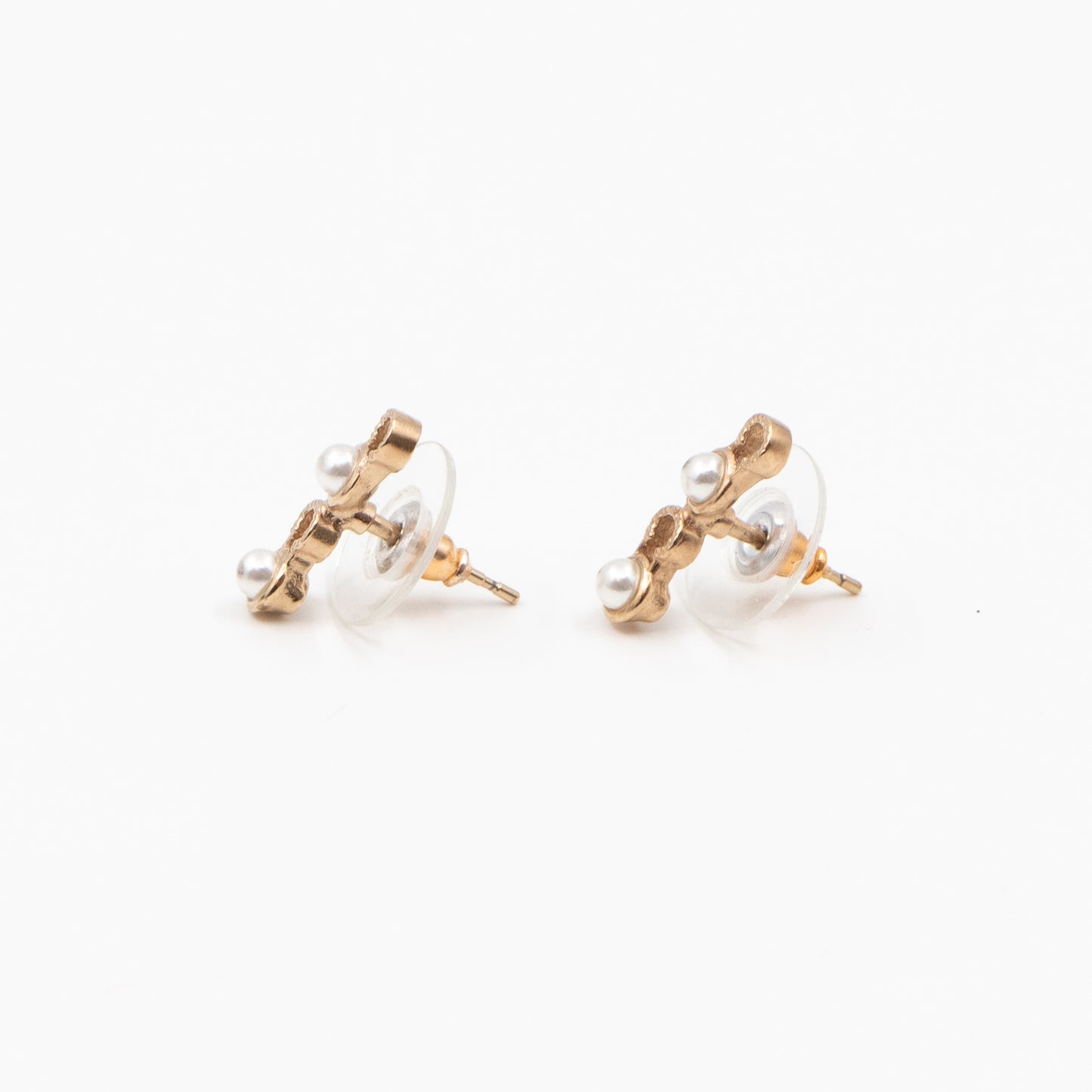 Coco Letters Pearl Earrings