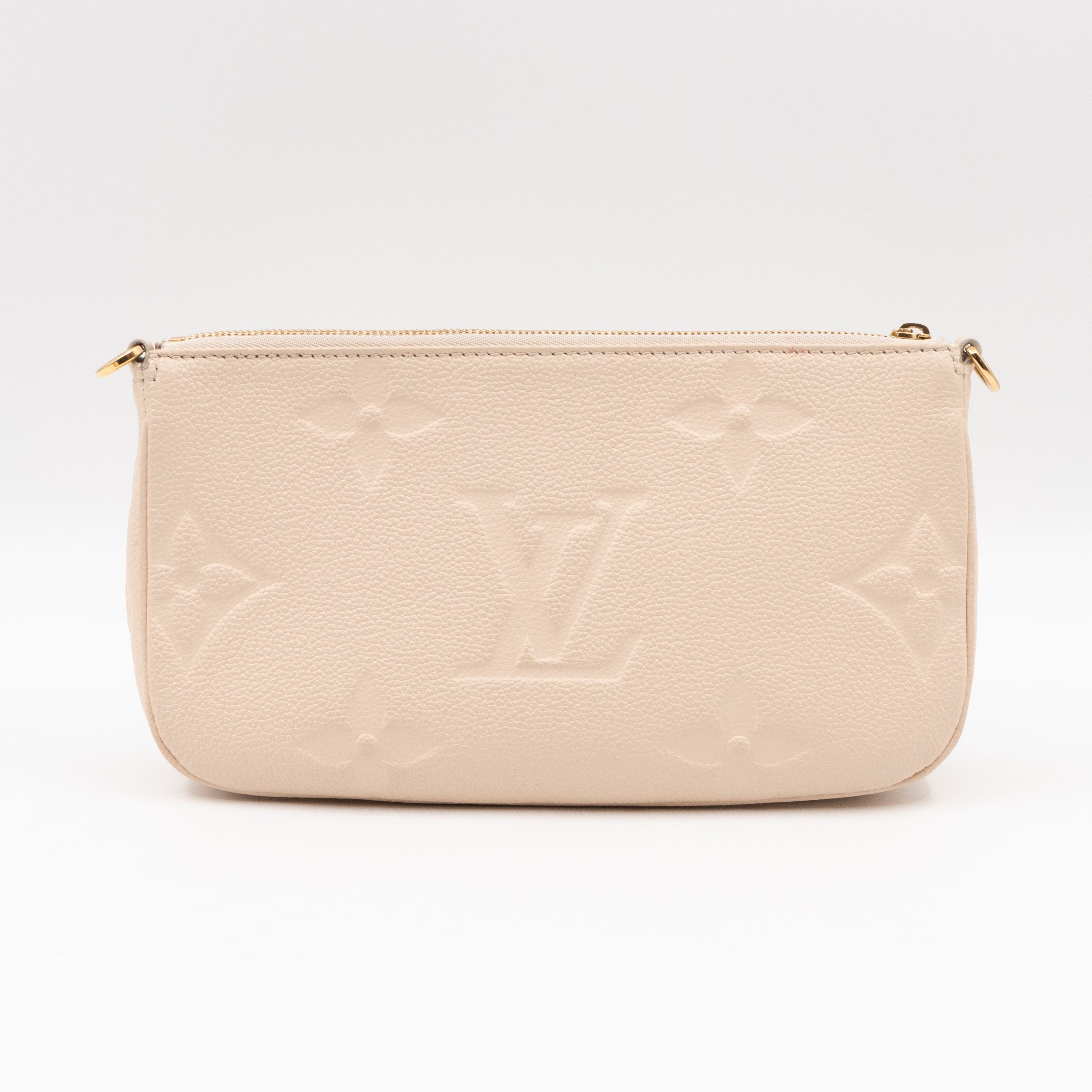 Multi Pochette Accessoires Monogram Empreinte Cream