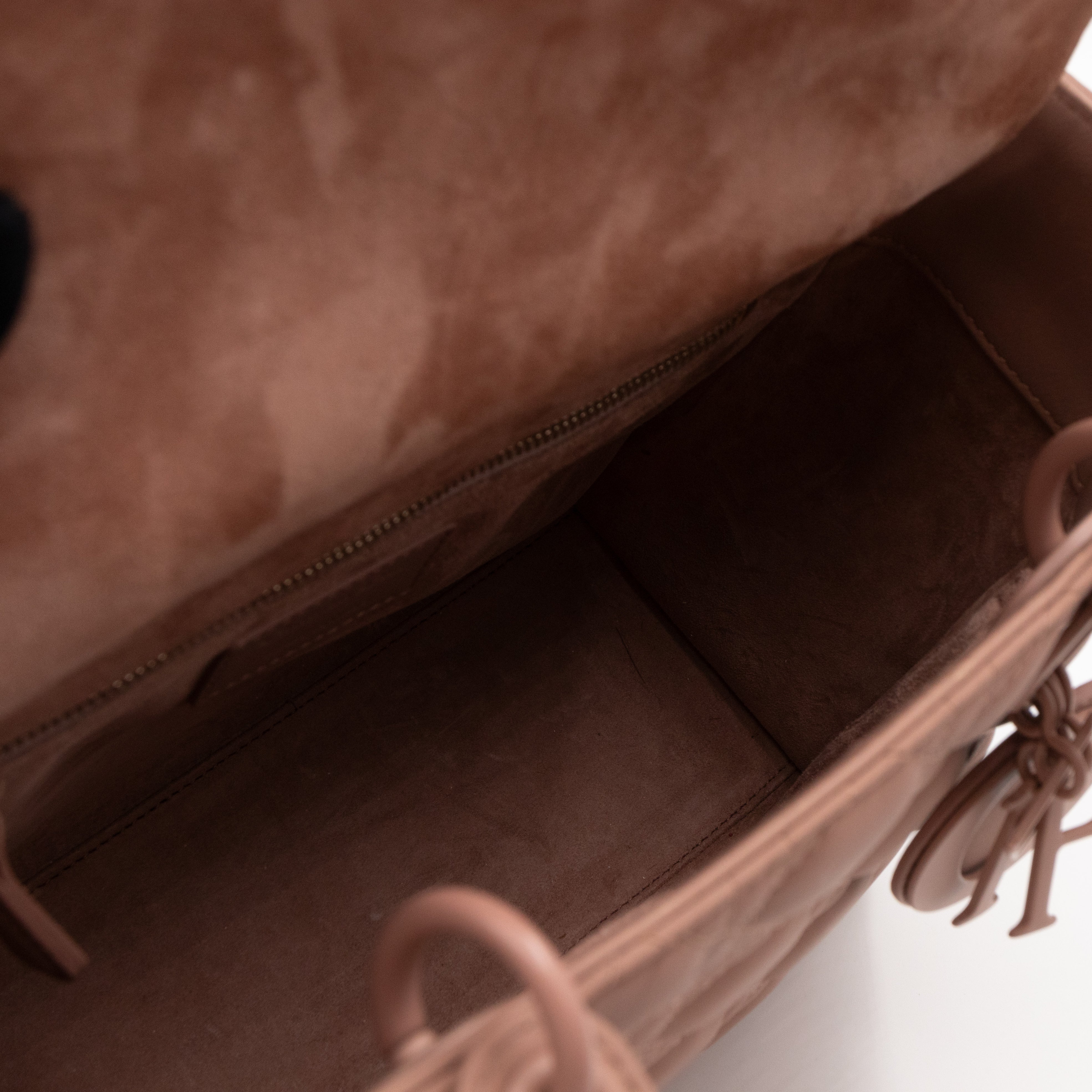 Lady Dior Medium Blush Ultramatte Leather