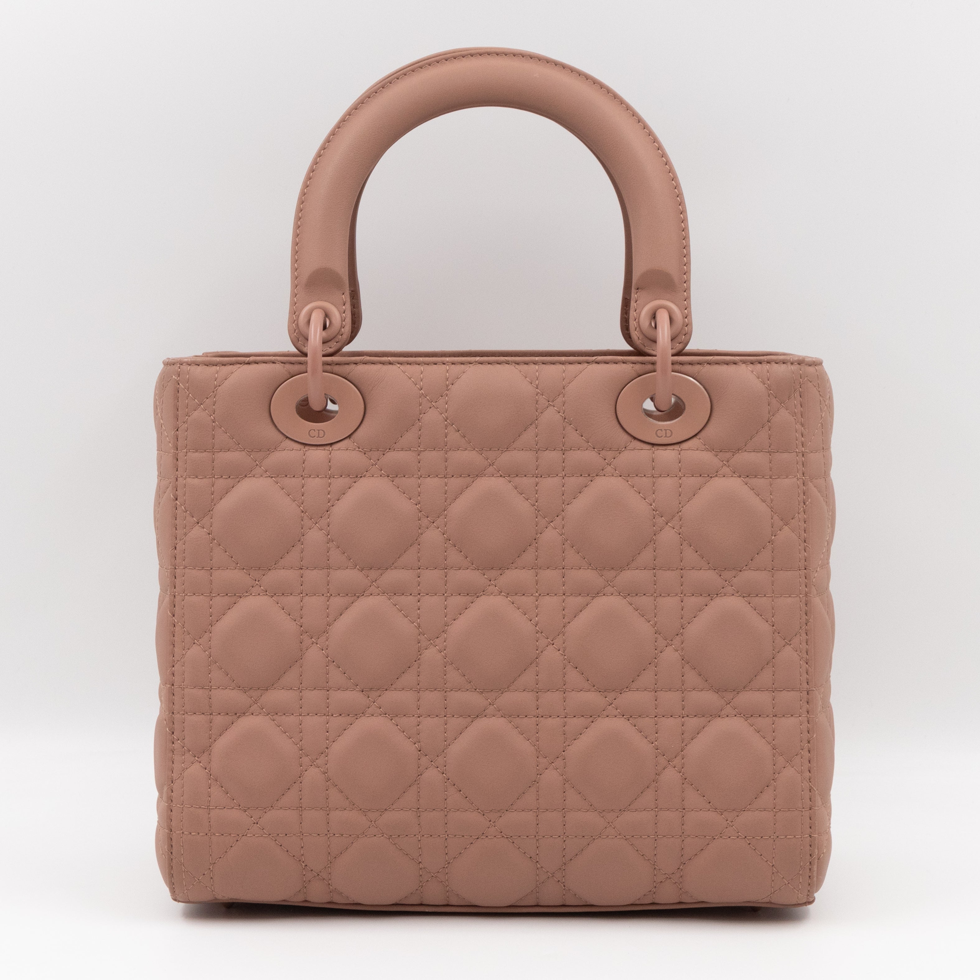 Lady Dior Medium Blush Ultramatte Leather