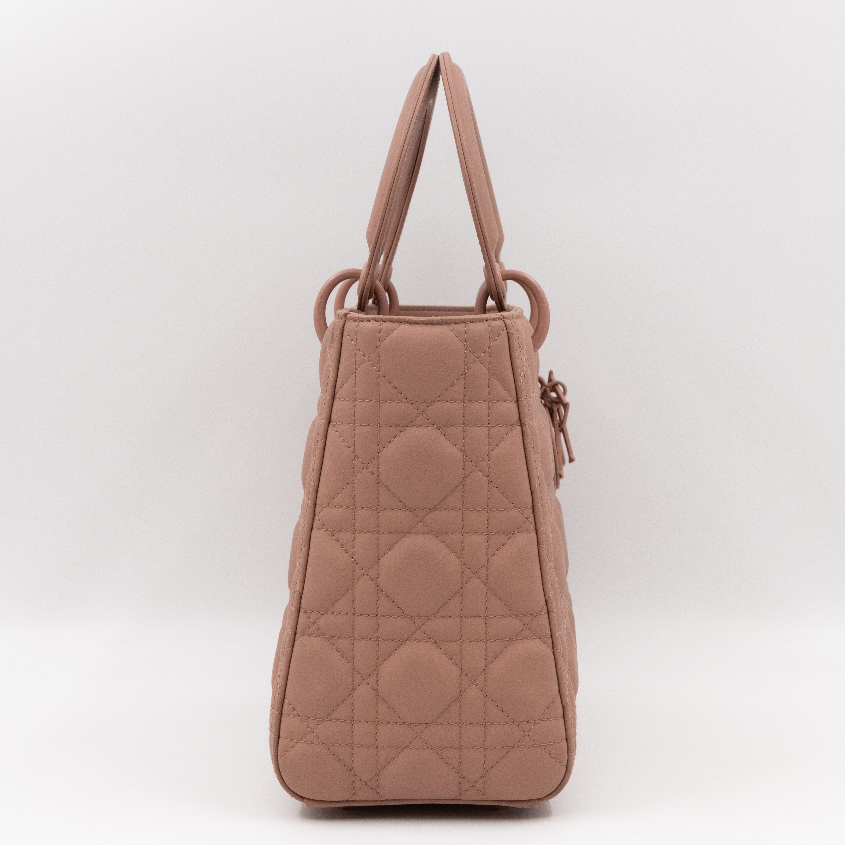 Lady Dior Medium Blush Ultramatte Leather