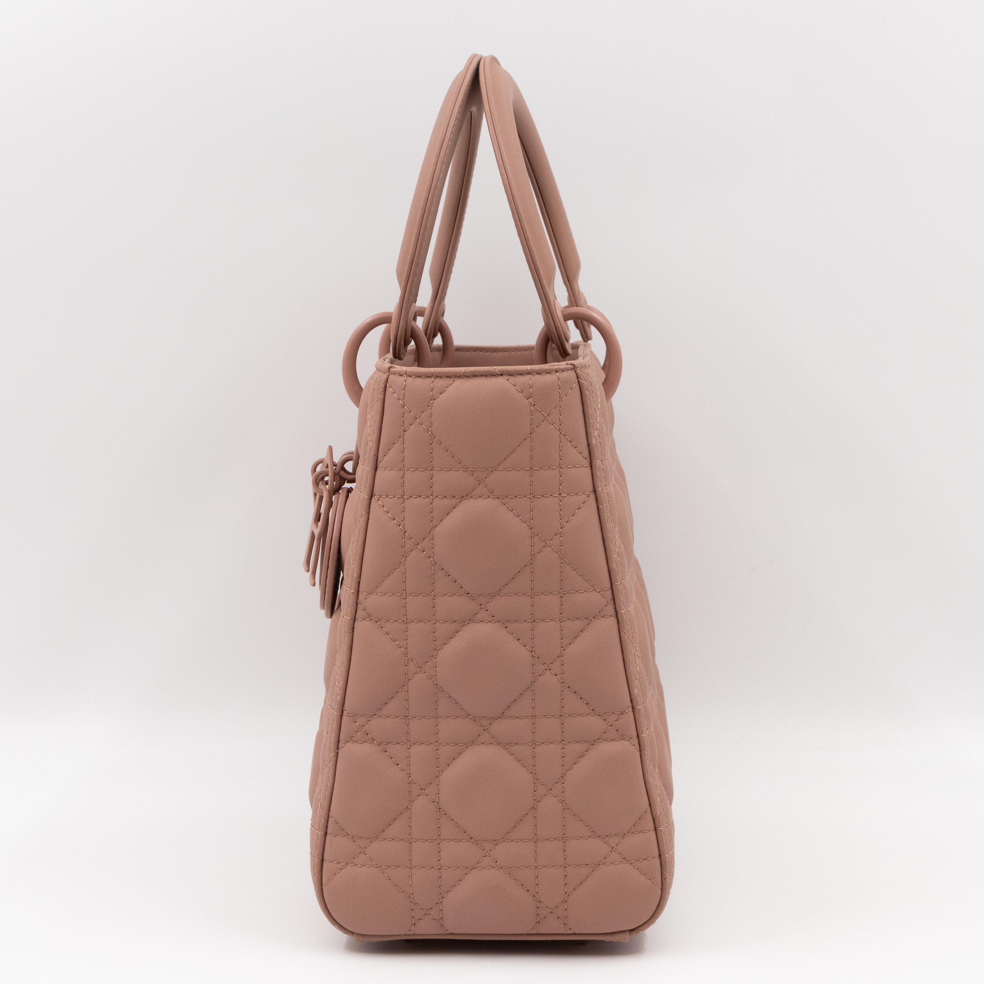 Lady Dior Medium Blush Ultramatte Leather