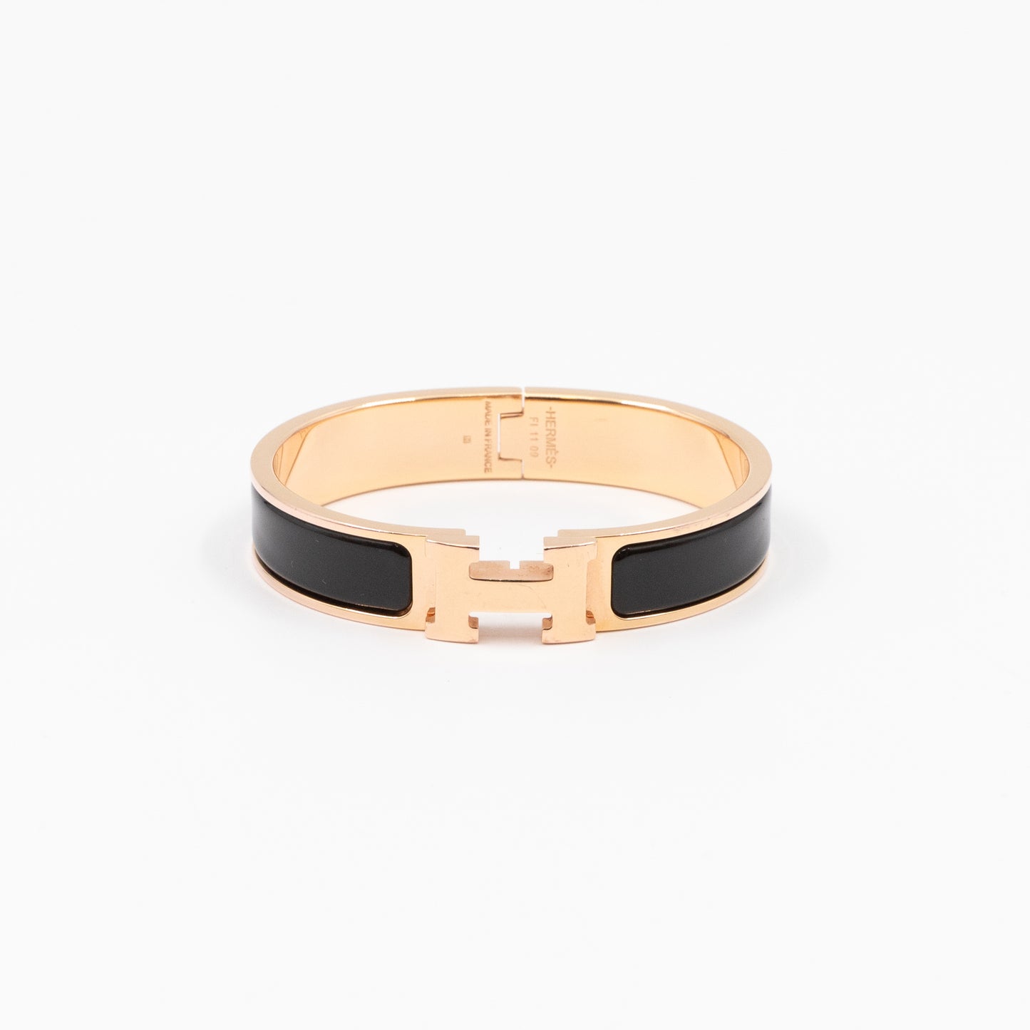 Clic H Bracelet PM Black Rose Gold