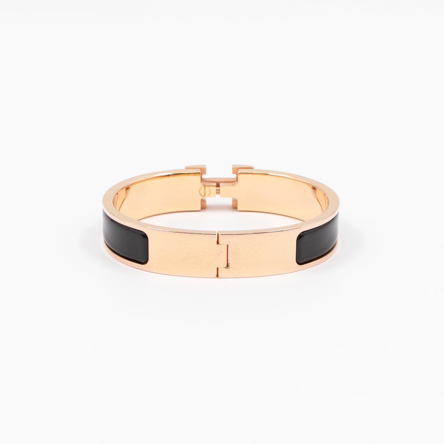 Clic H Bracelet PM Black Rose Gold