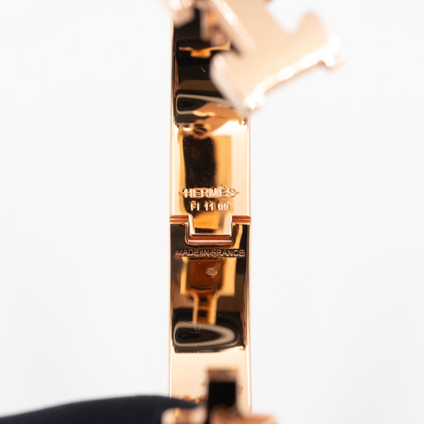 Clic H Bracelet PM Black Rose Gold