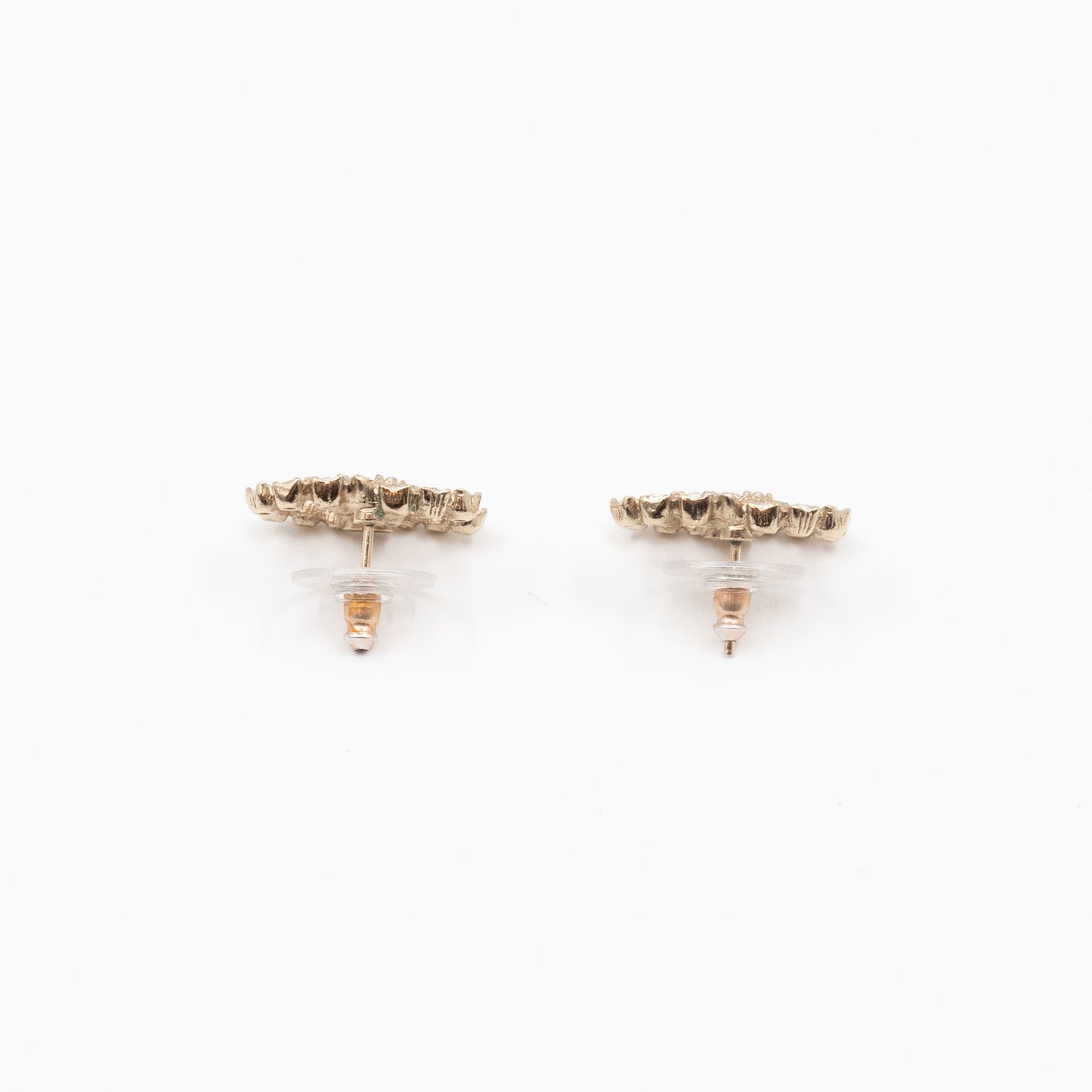 CC Crystal Earrings Light Gold