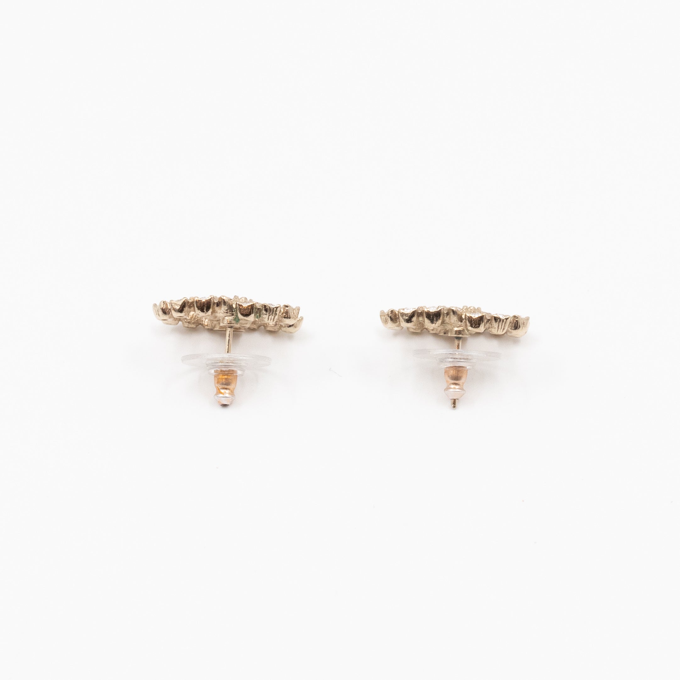 CC Crystal Earrings Light Gold