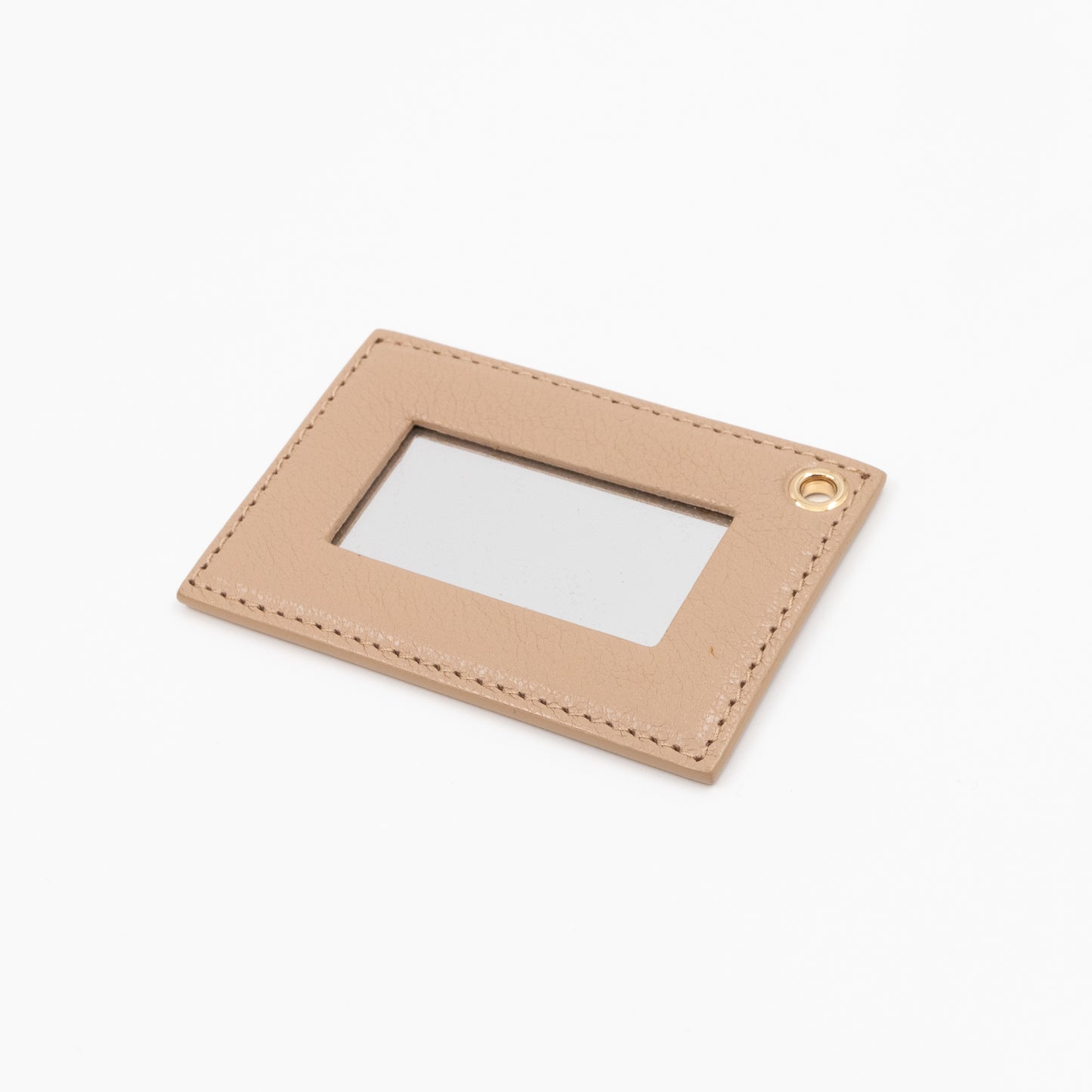 Classic City S Metallic Edge Beige Leather