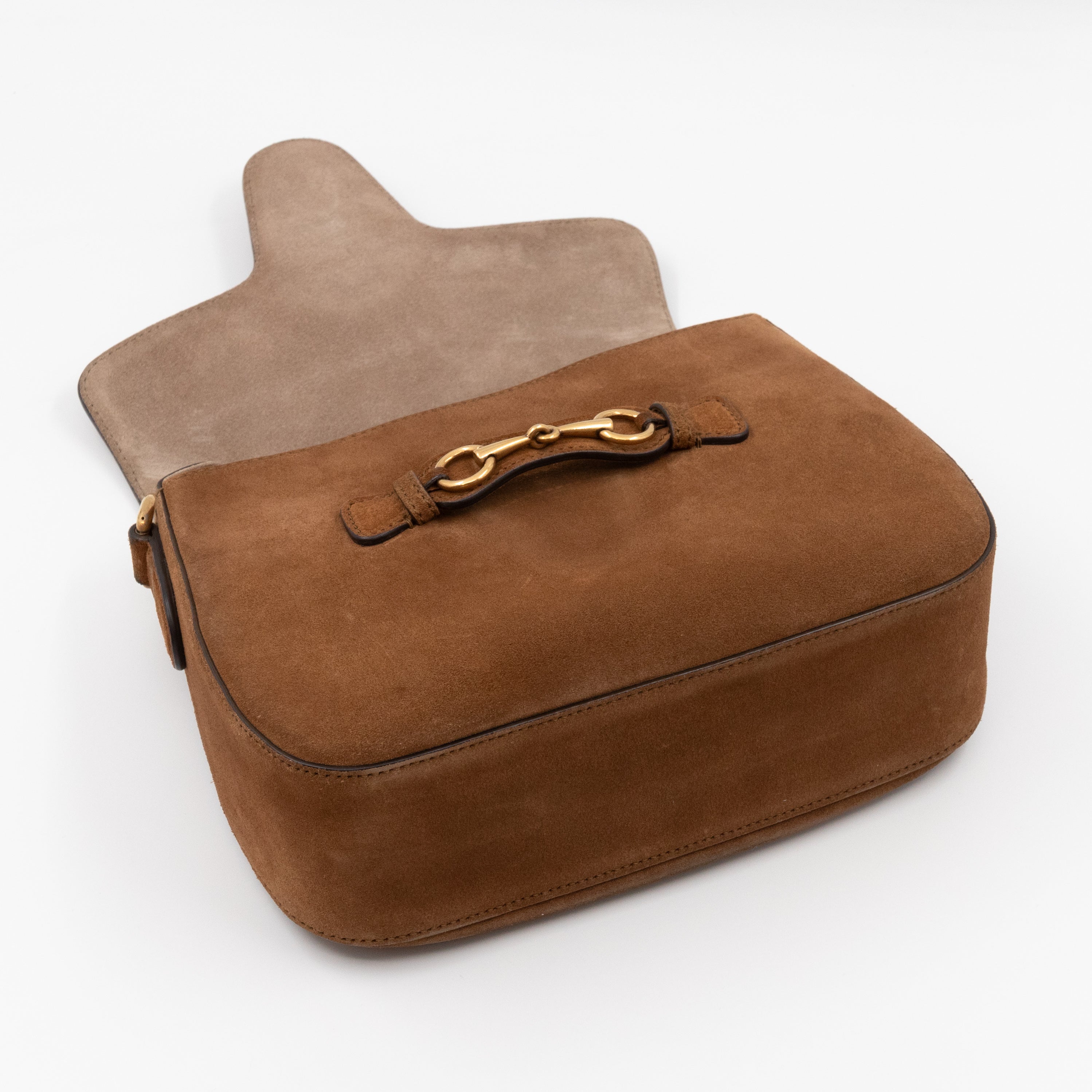 Lady Web Medium Brown Suede