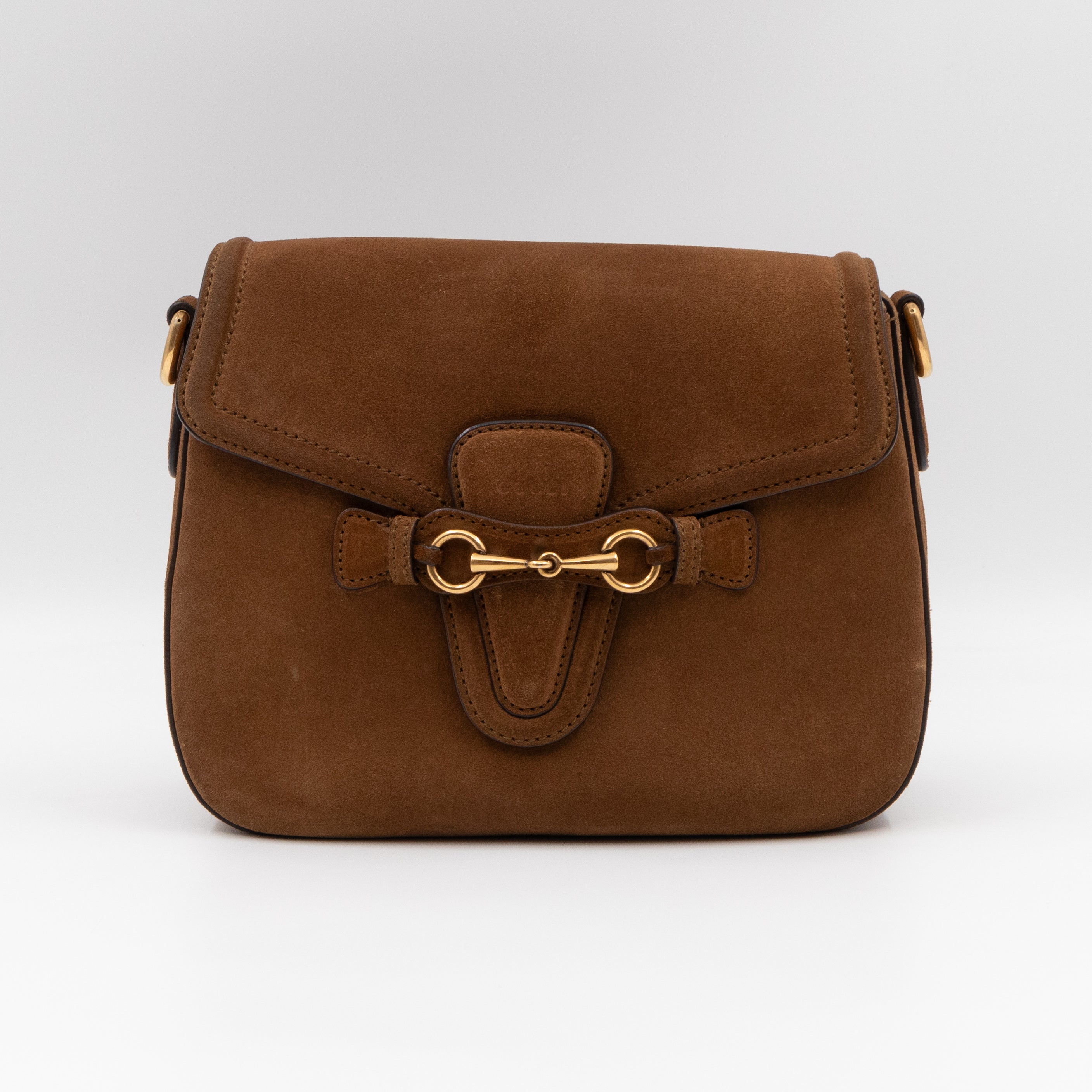 Lady Web Medium Brown Suede