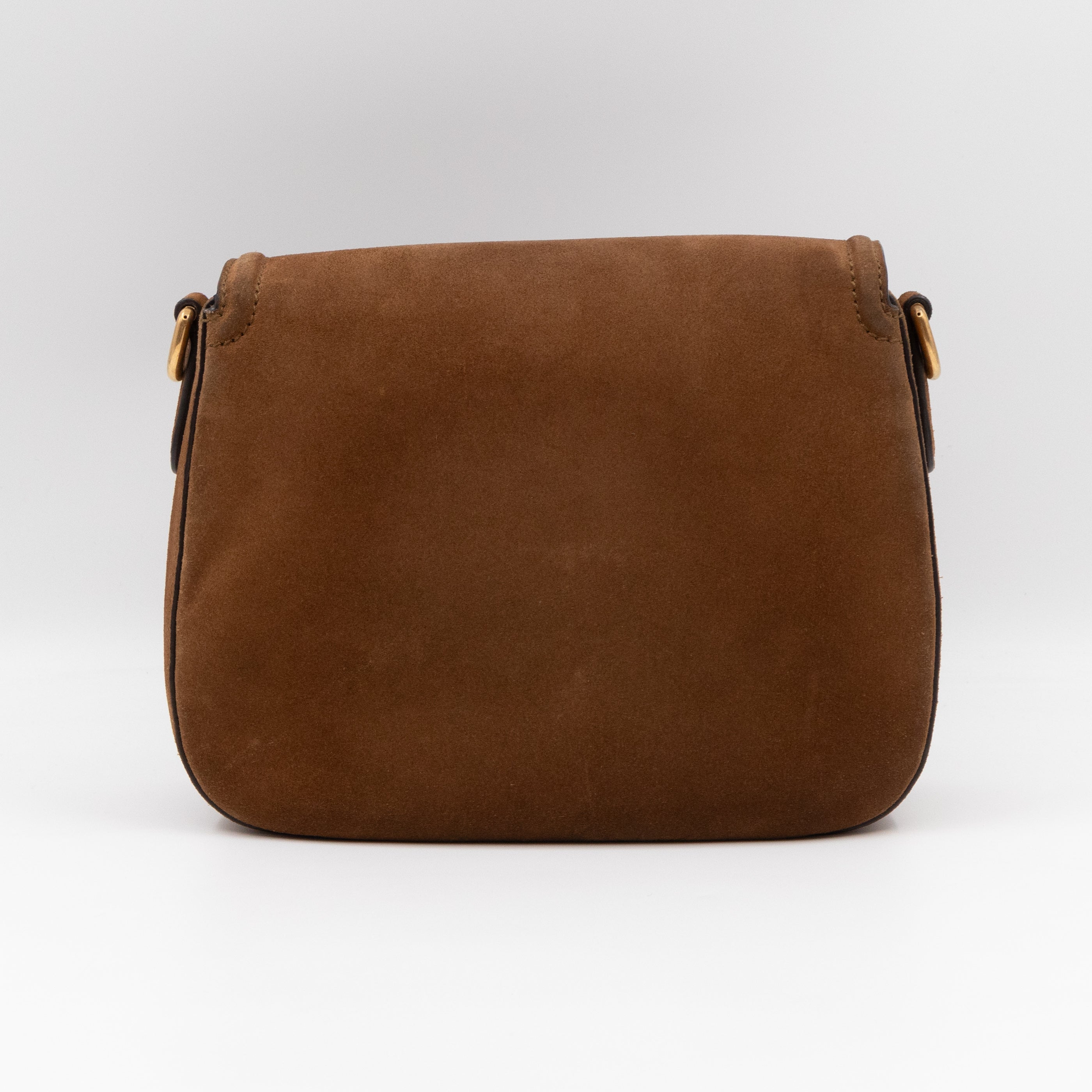 Lady Web Medium Brown Suede