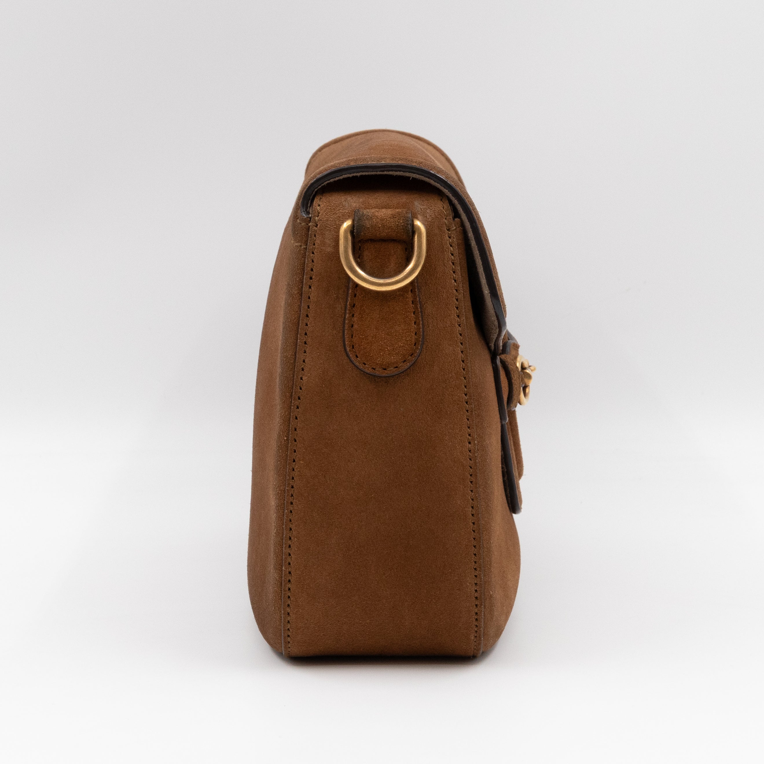 Lady Web Medium Brown Suede