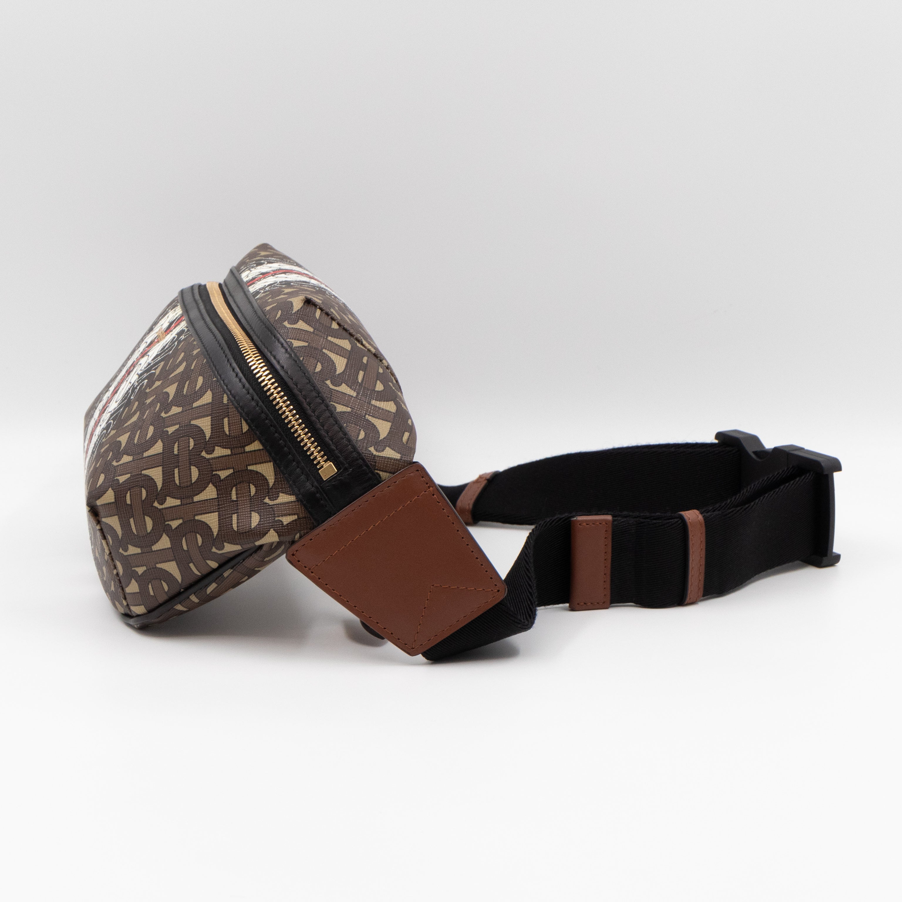 Medium TB Monogram E-canvas Bum Bag